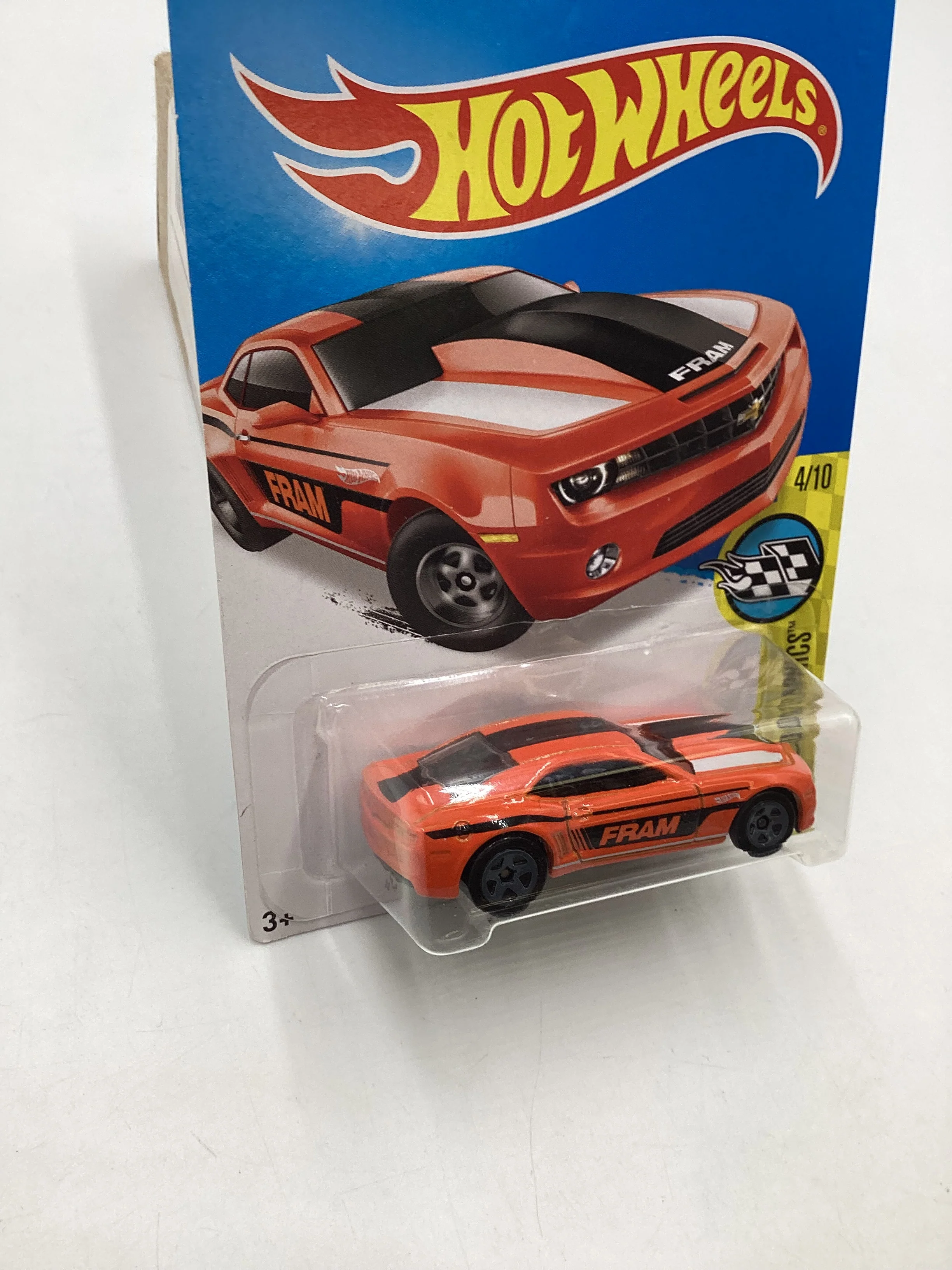2016 Hot Wheels #179 Orange 13 Chevrolet Copo Camaro 7i - Image 4
