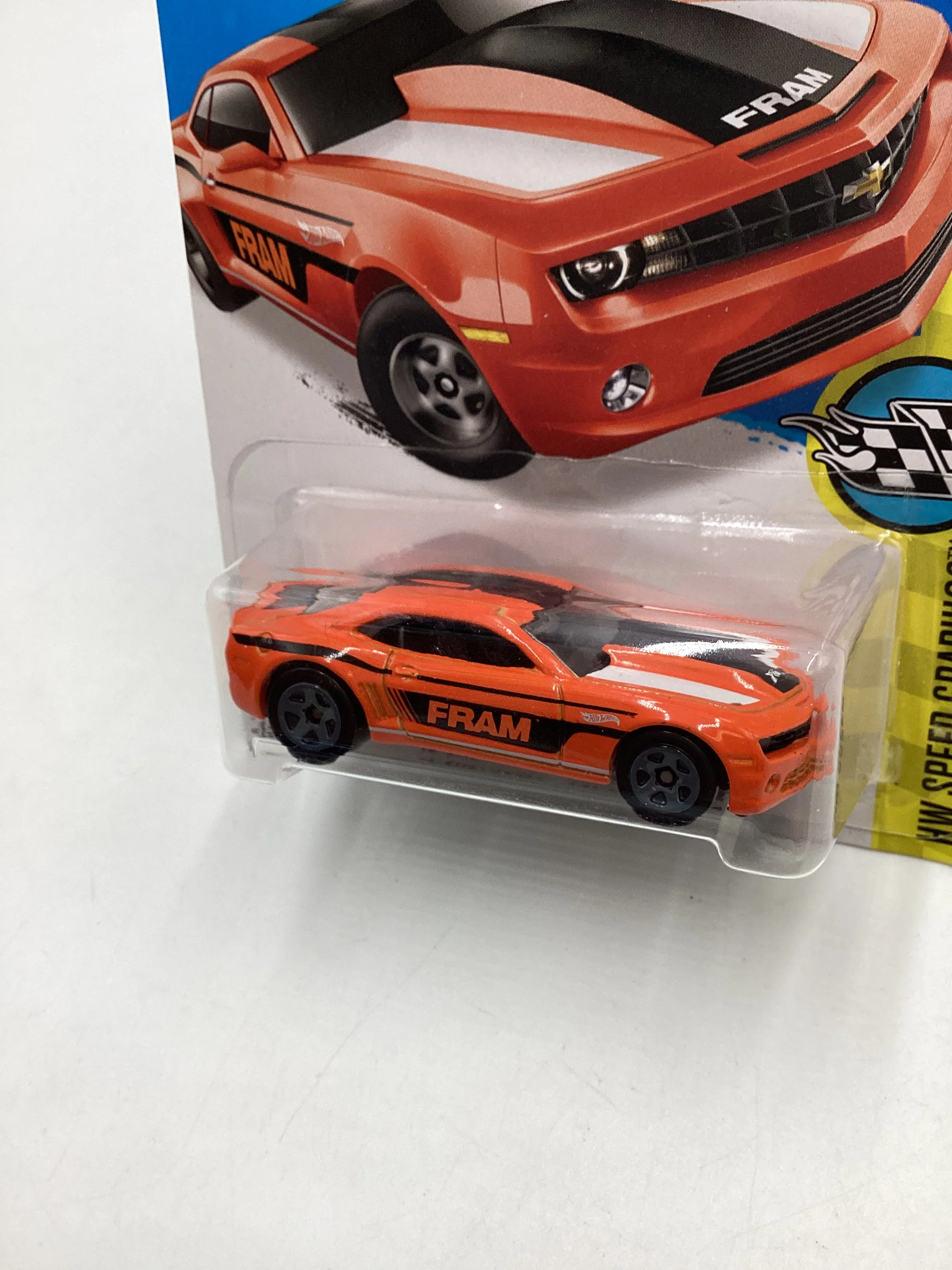 2016 Hot Wheels #179 Orange 13 Chevrolet Copo Camaro 7i - Image 5