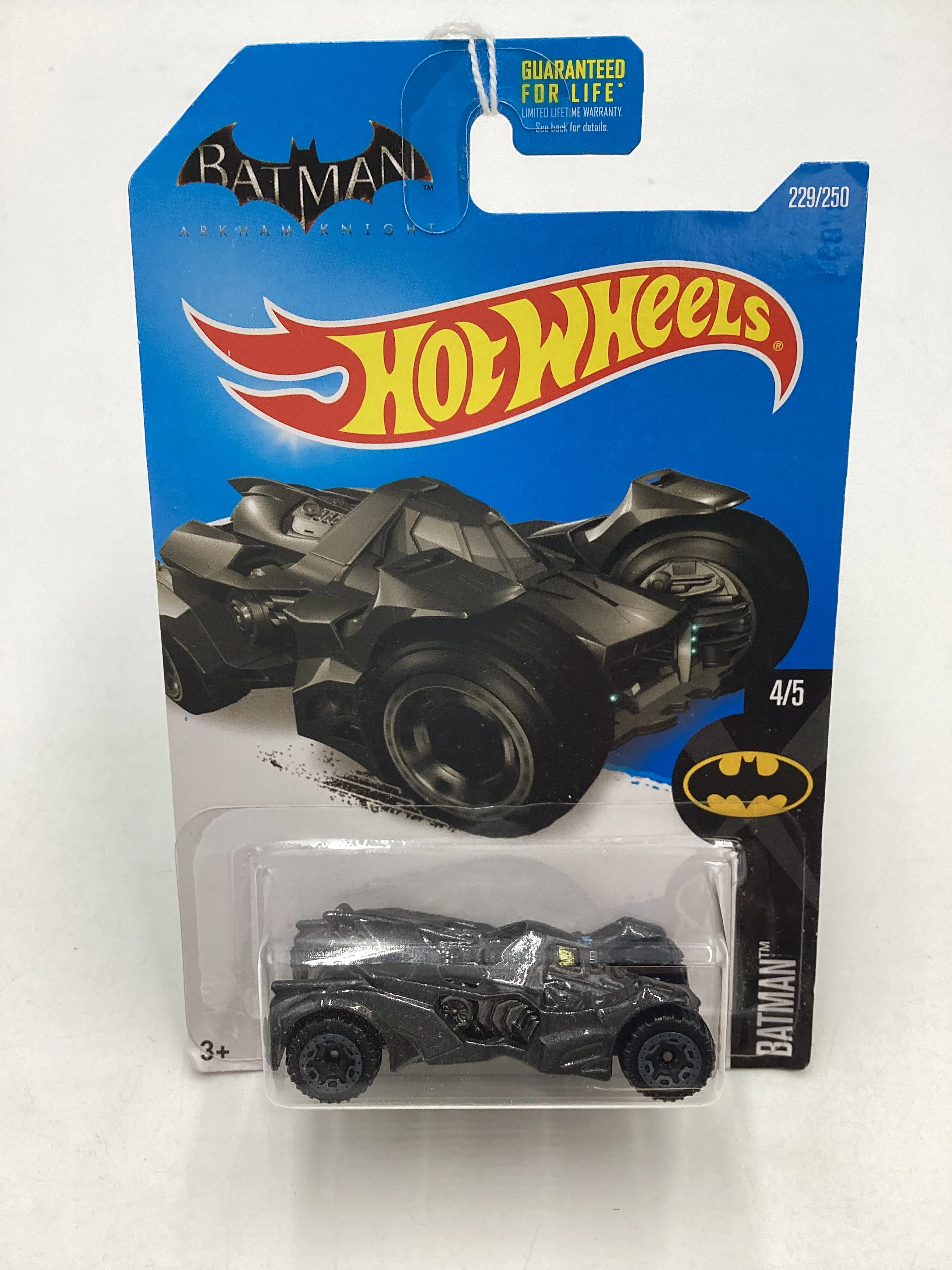 2016 Hot wheels #229 Batman Arkham Knight Batmobile 114H - Image 2