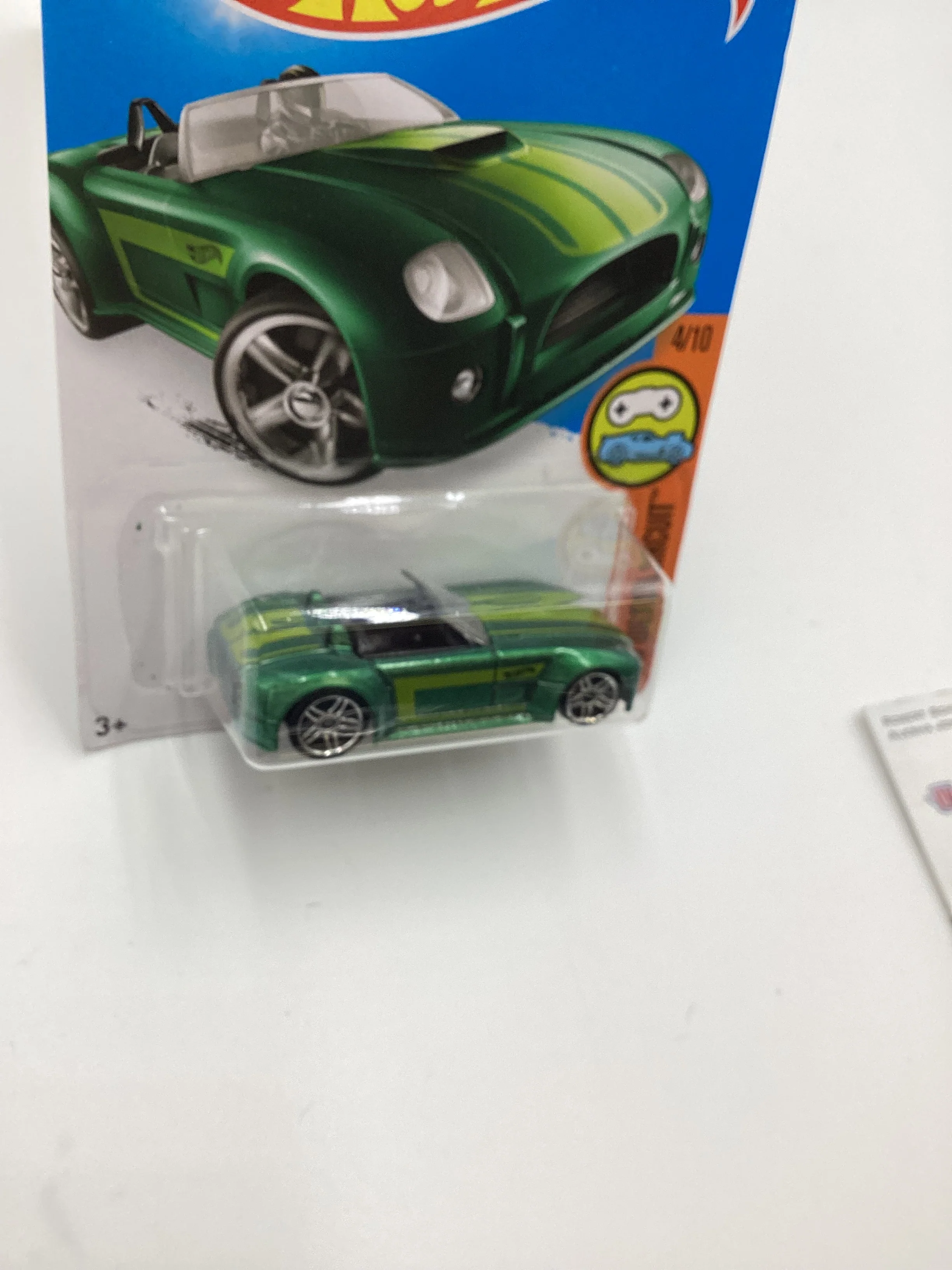 2016 Hot Wheels #24 Ford Shelby Cobra Concept Green 26E - Image 5