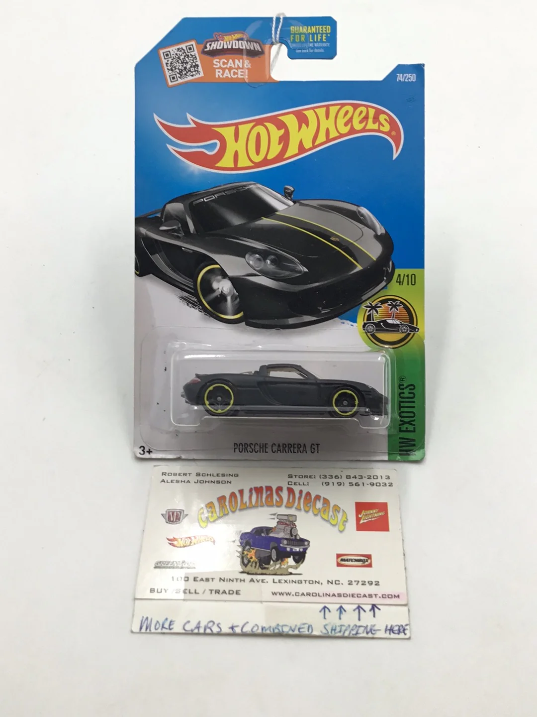 2016 hot wheels #74 Porsche Carrera GT MM2