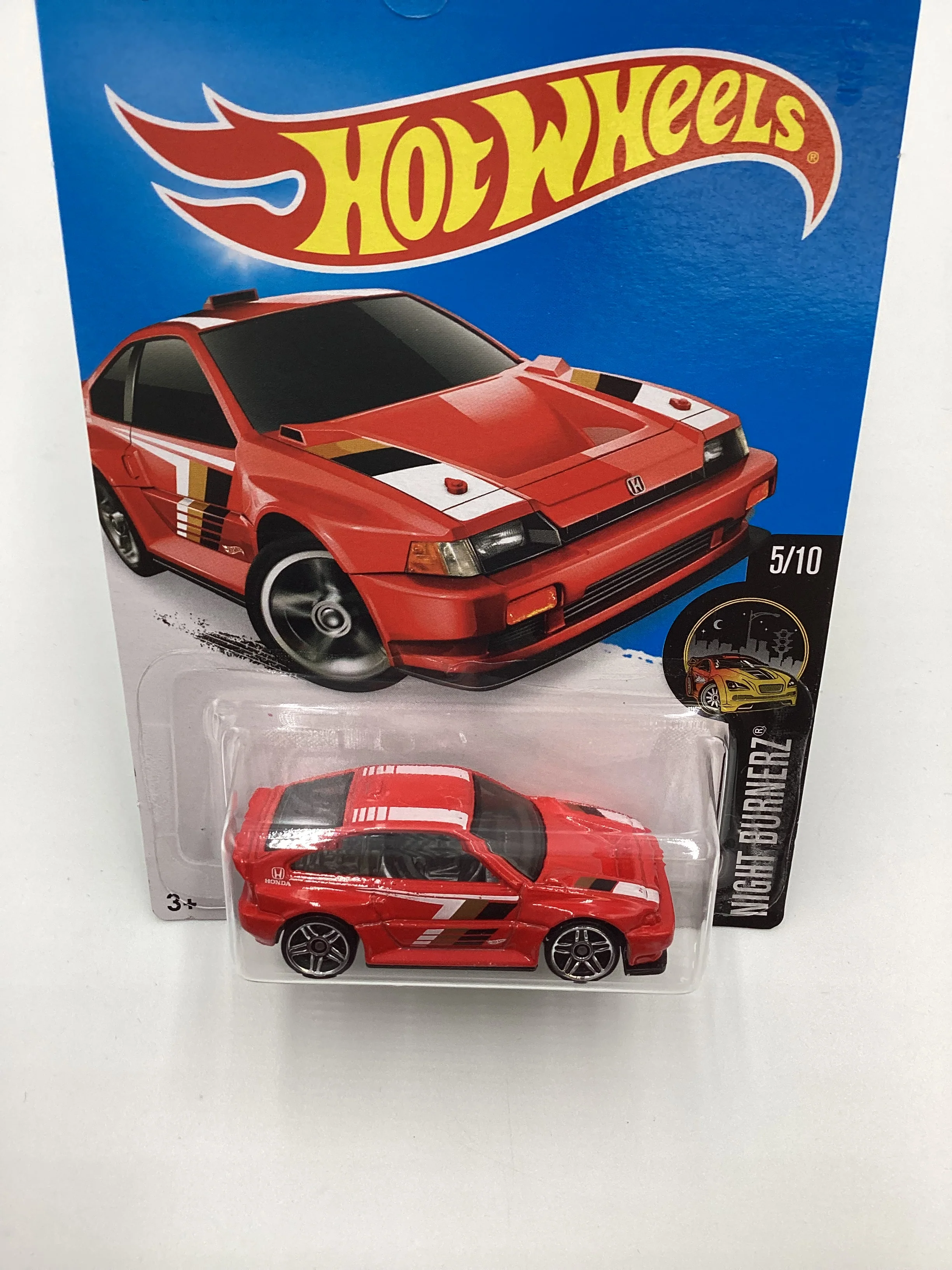 2016 Hot Wheels #82 1985 Honda CR-X Red 77G - Image 6
