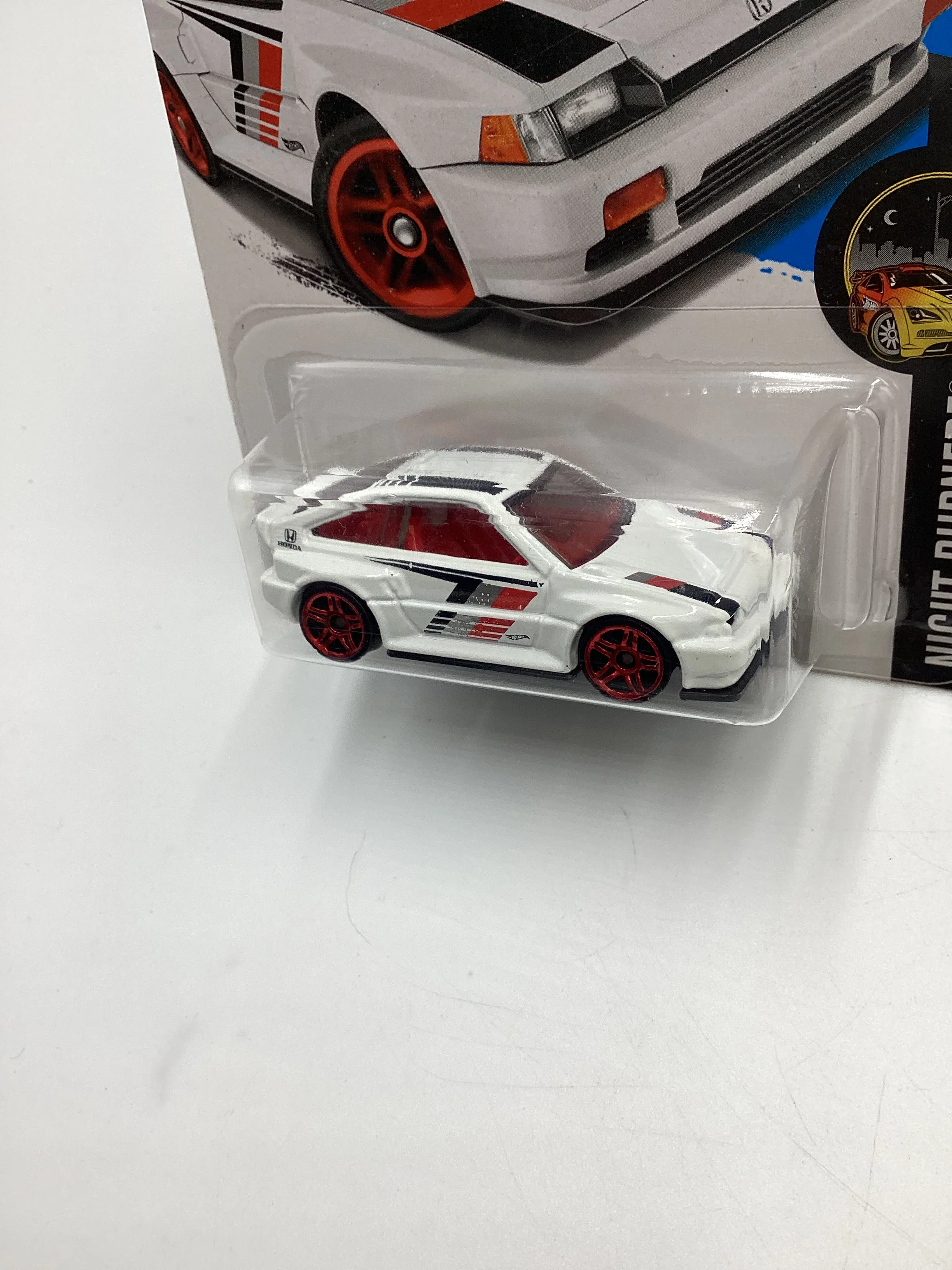 2016 Hot Wheels #85 1985 Honda CR-X White 78G - Image 4