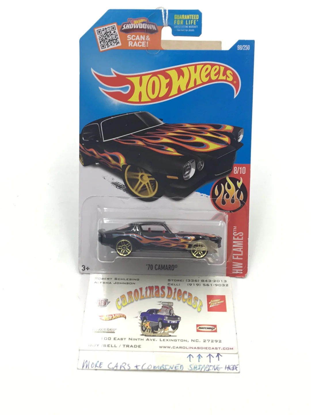 2016 hot wheels  #98 70 Camaro EE5