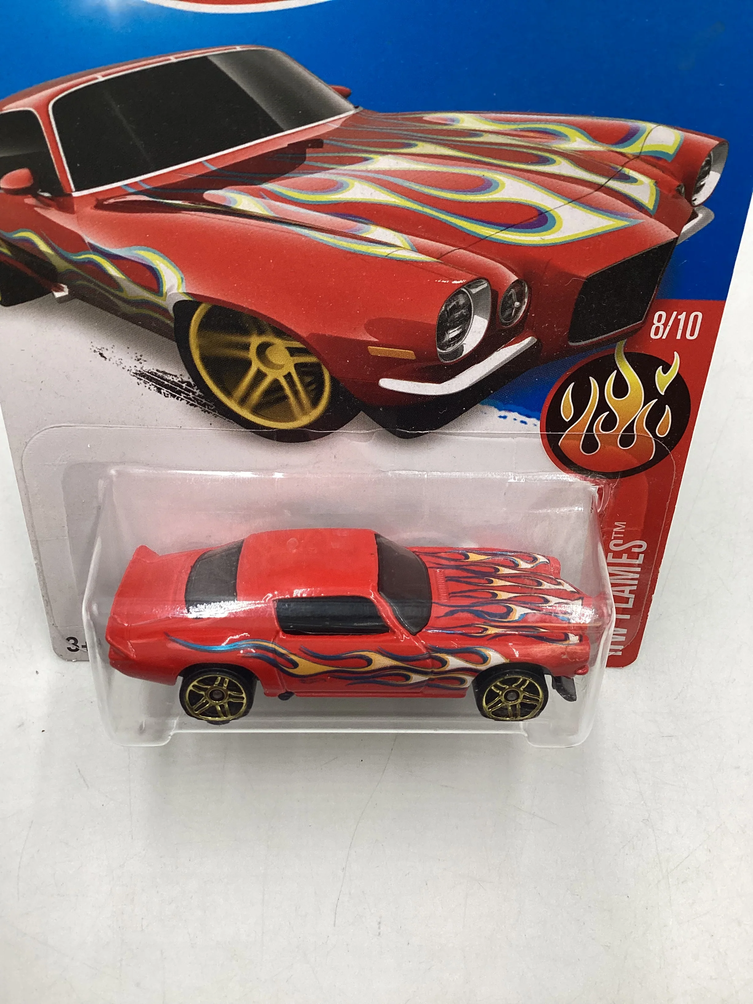 2016 Hot wheels #98 70 Camaro Red 14B - Image 5