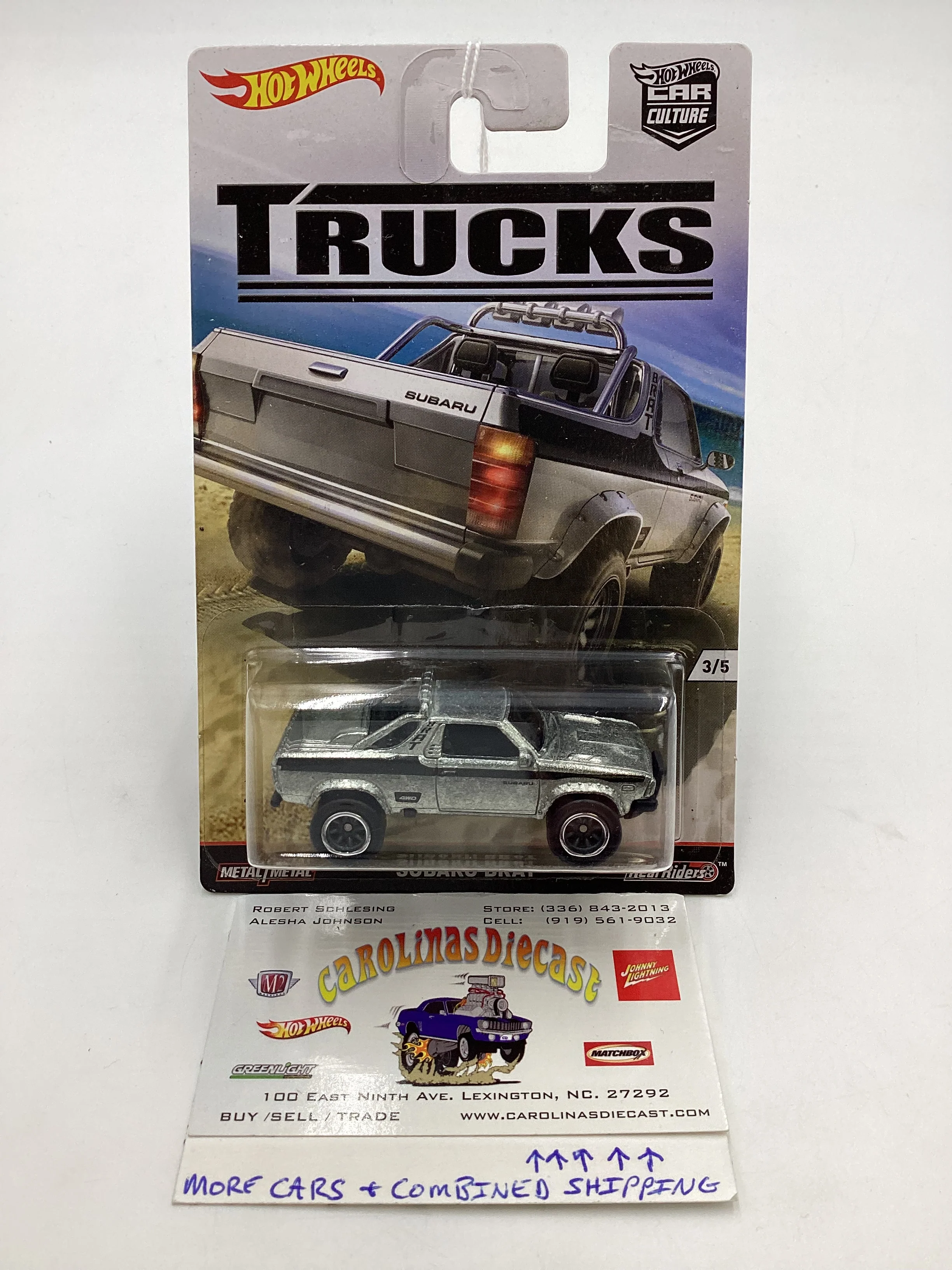 2016 Hot Wheels Car Culture Trucks #3 Subaru Brat 245N