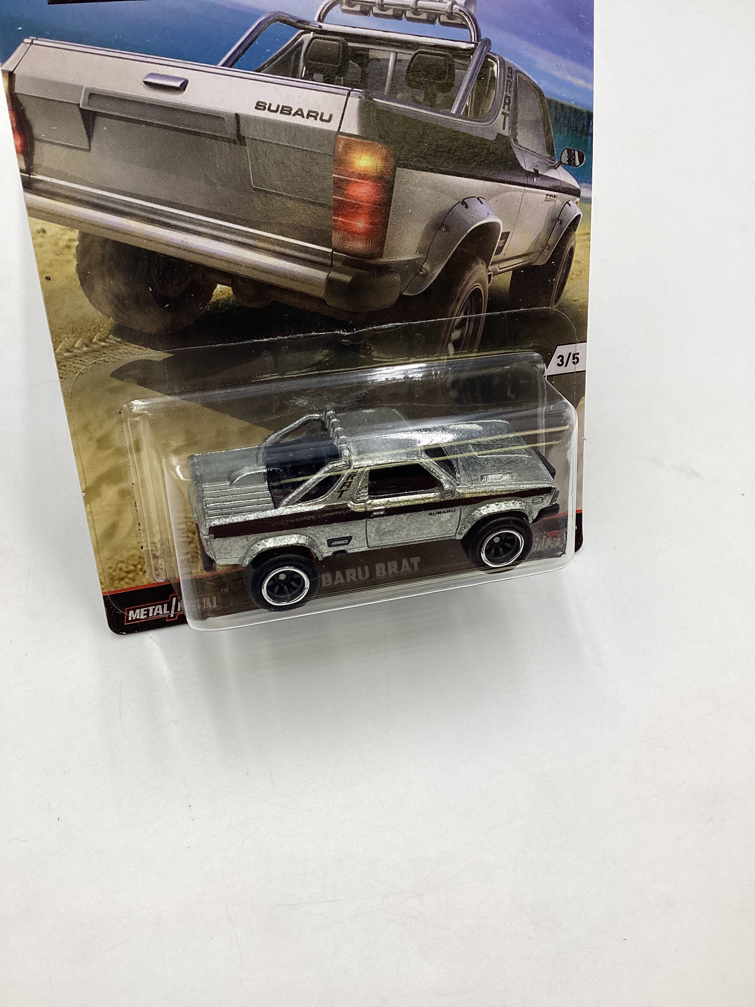 2016 Hot Wheels Car Culture Trucks #3 Subaru Brat 245N - Image 5