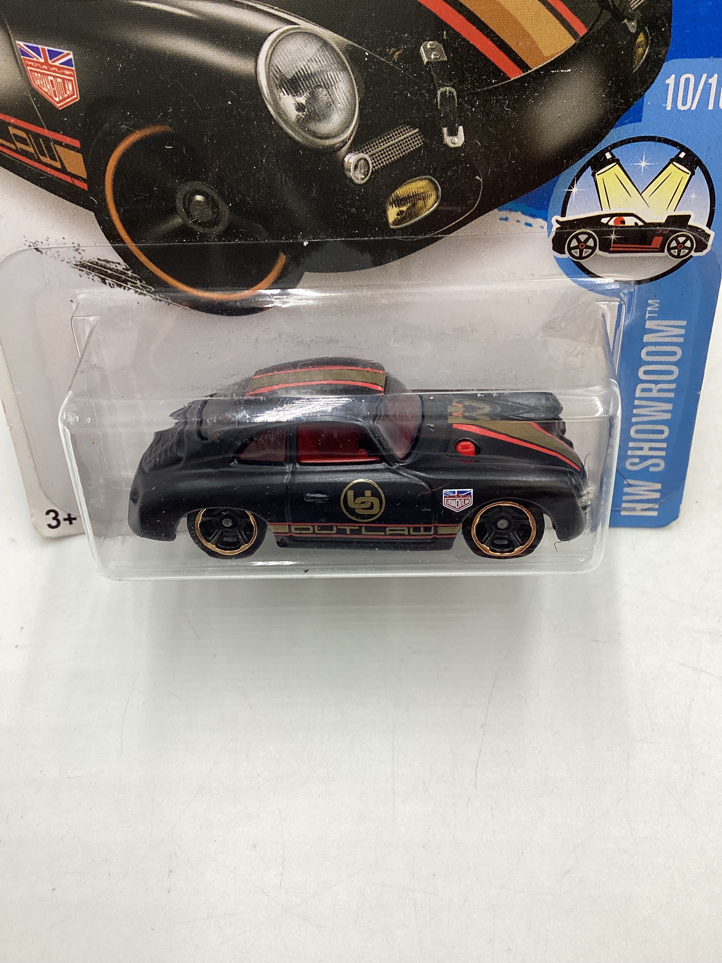 2016 Hot wheels Magnus Walker #120 Porsche 365A Outlaw Black 100C - Image 3