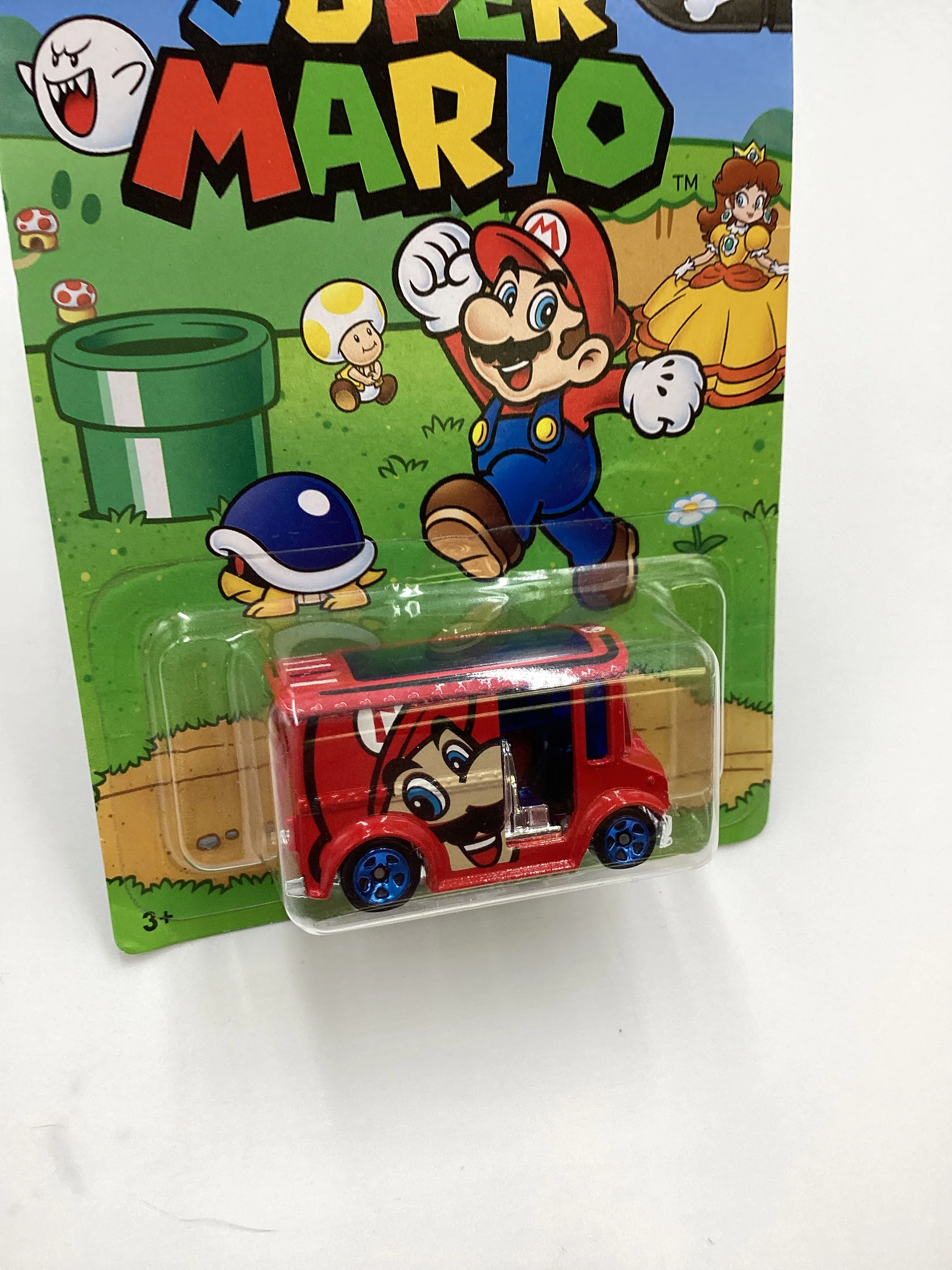 2016 Hot Wheels Super Mario #6 Bread Box Red Mario 157A - Image 5