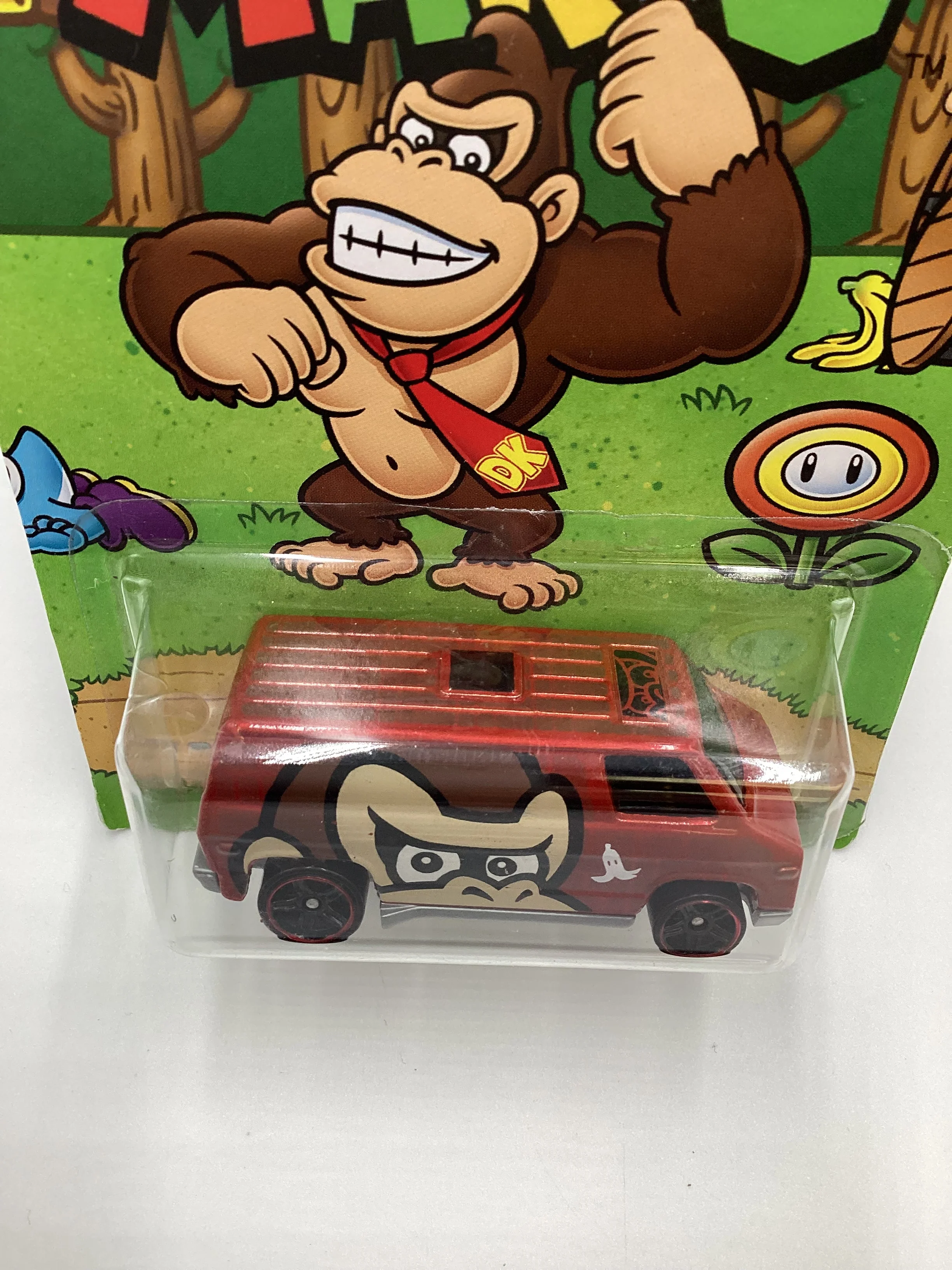 2016 Hot Wheels Super Mario #8 Super Van Red Donkey Kong 157A - Image 7