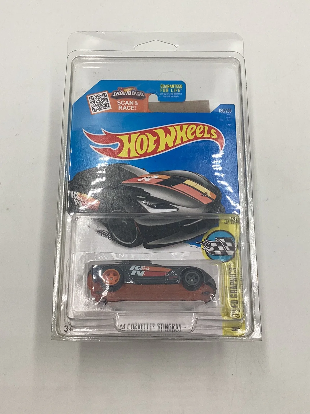 2016 hot wheels super treasure hunt 14 Corvette Stingray W/Protector - Image 7