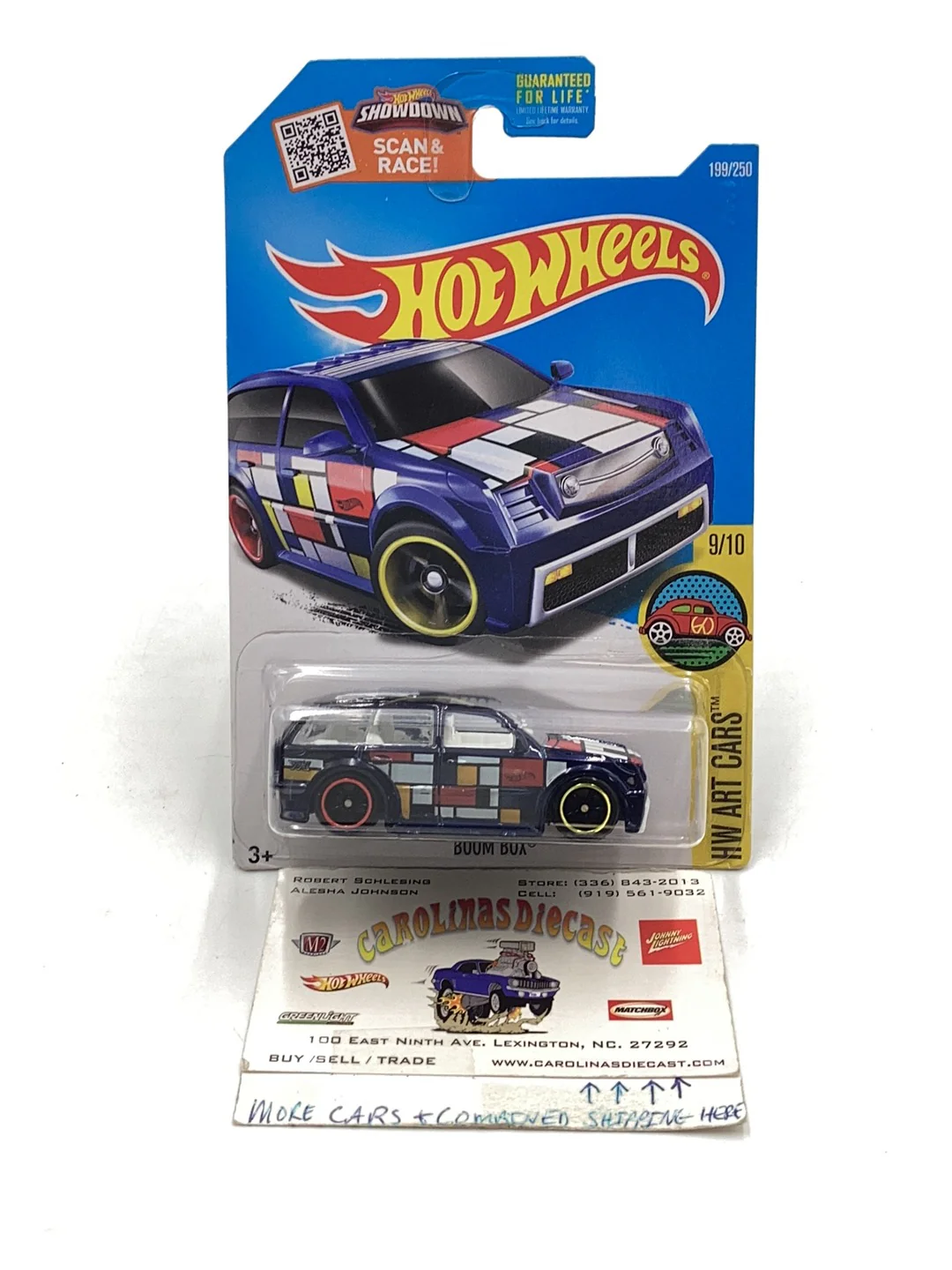 2016 hot wheels super treasure hunt Boom box W/Protector