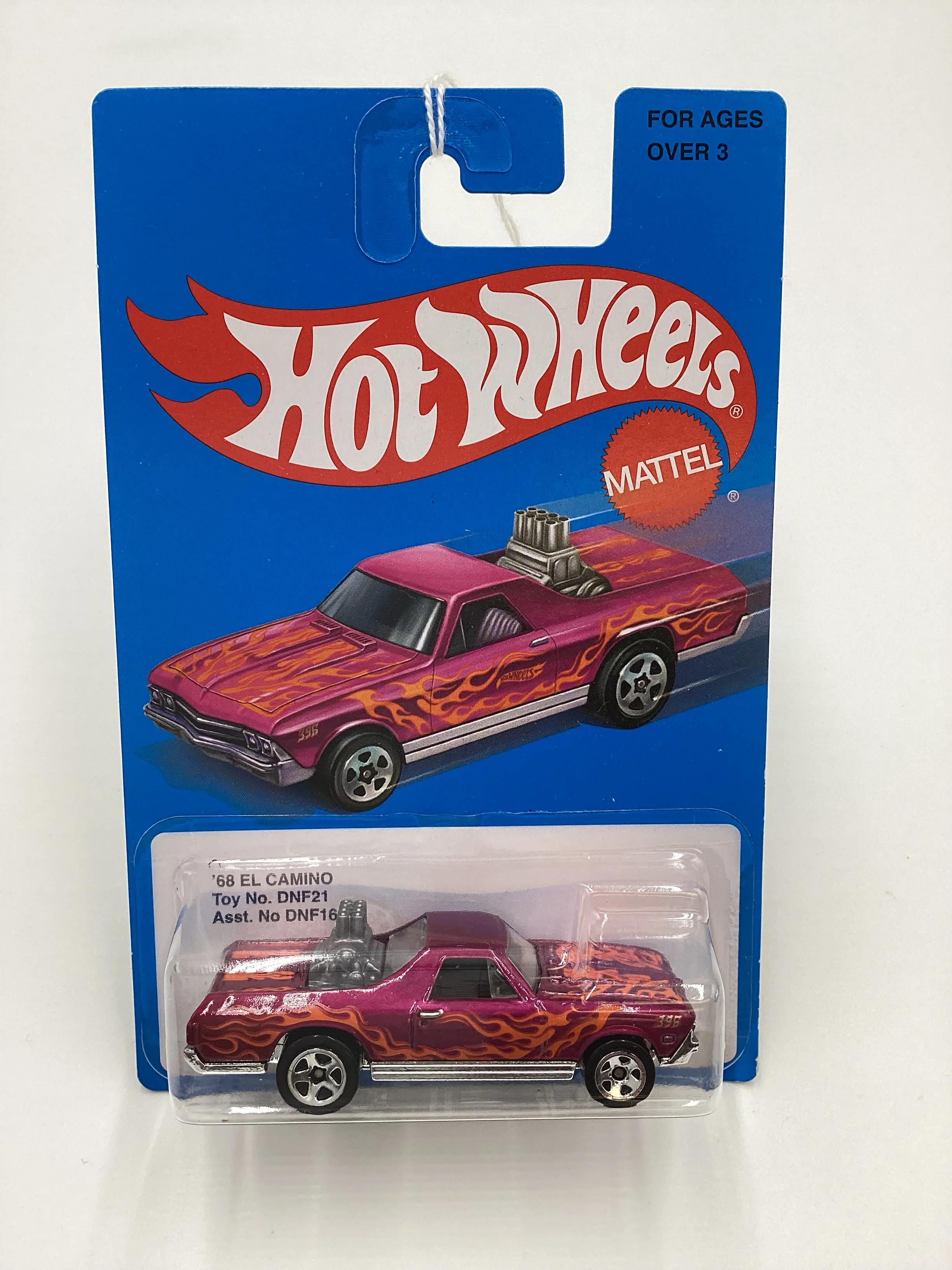 2016 Hot Wheels Target Heritage Retro DNF16 68 El Camino Magenta 158B - Image 2