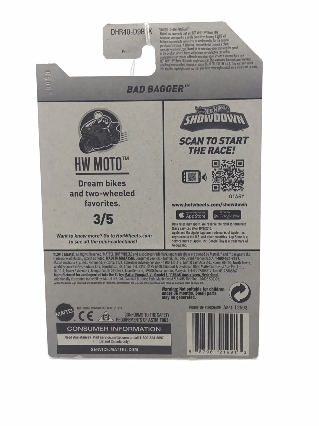 2016 Hot Wheels Treasure Hunt #133 Bad Bagger BB4 - Image 6