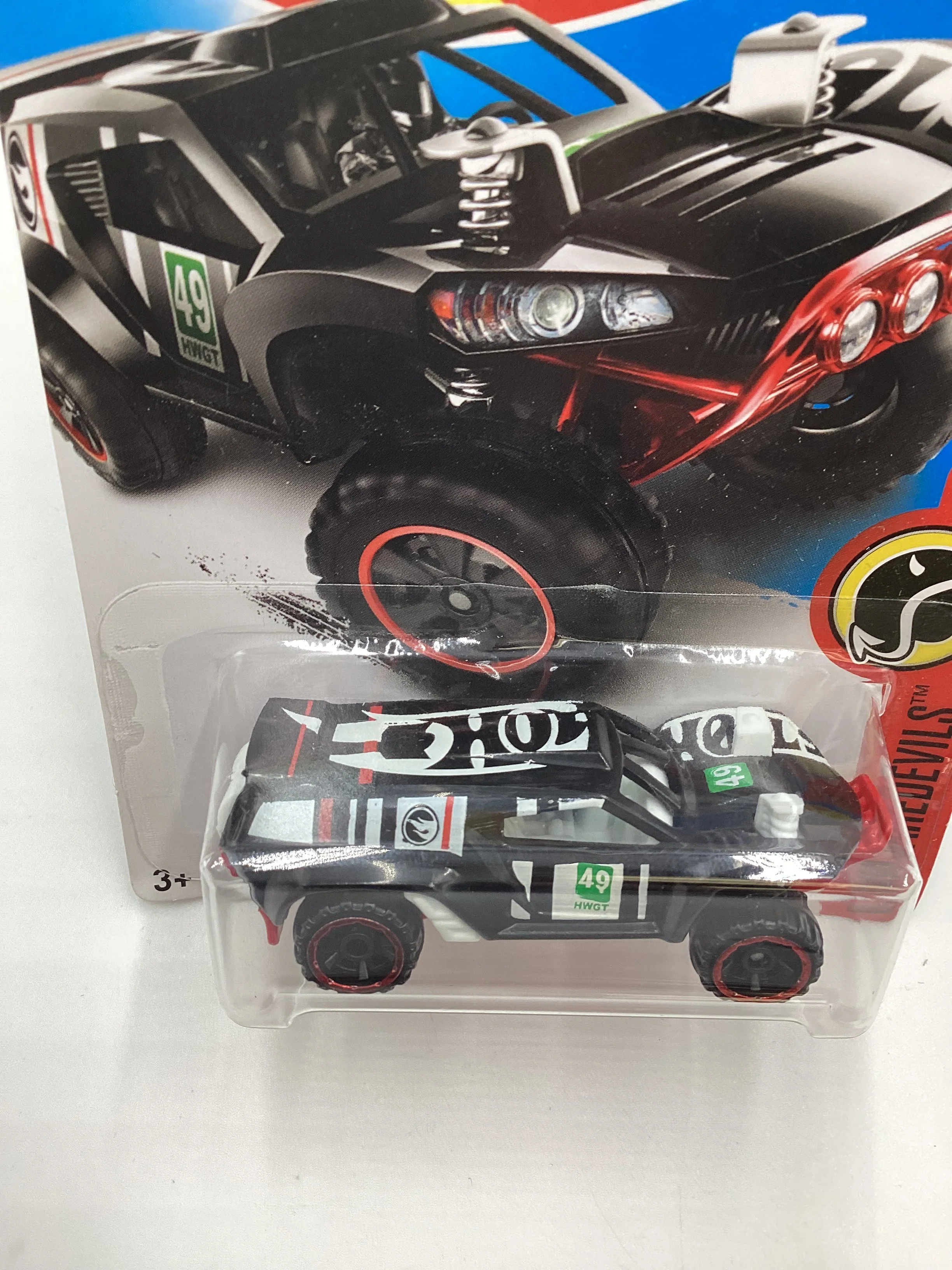 2016 Hot Wheels Treasure Hunt #151 Dune Crusher Black 277M - Image 5