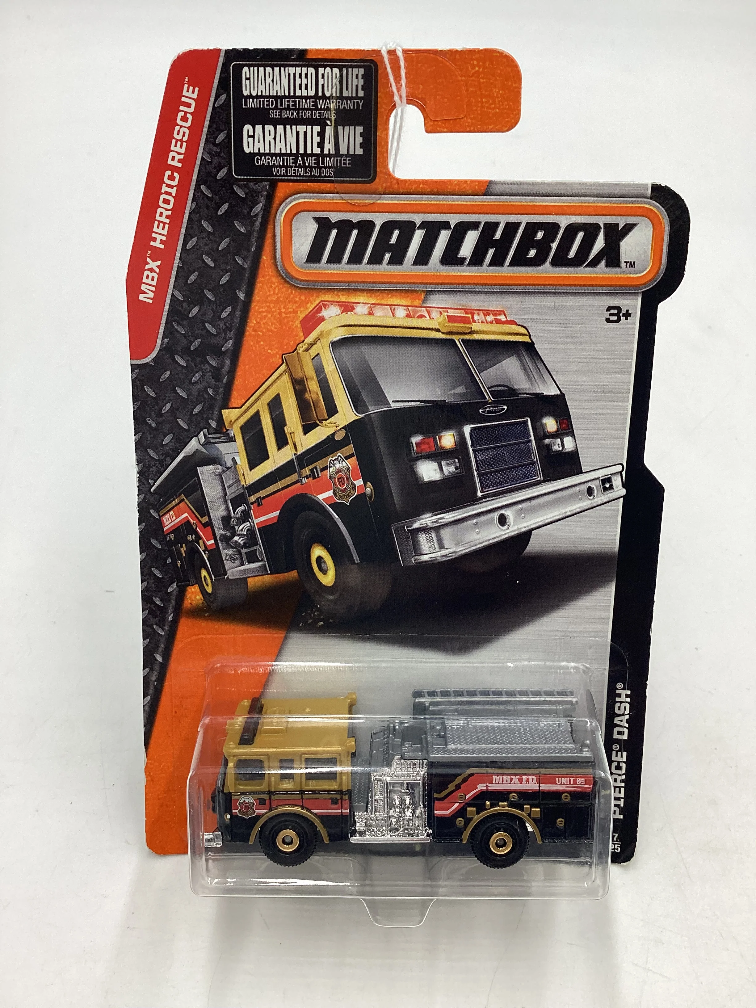 2016 MB Heroic Rescue #77 Pierce Dash Fire Truck Black 206C - Image 2