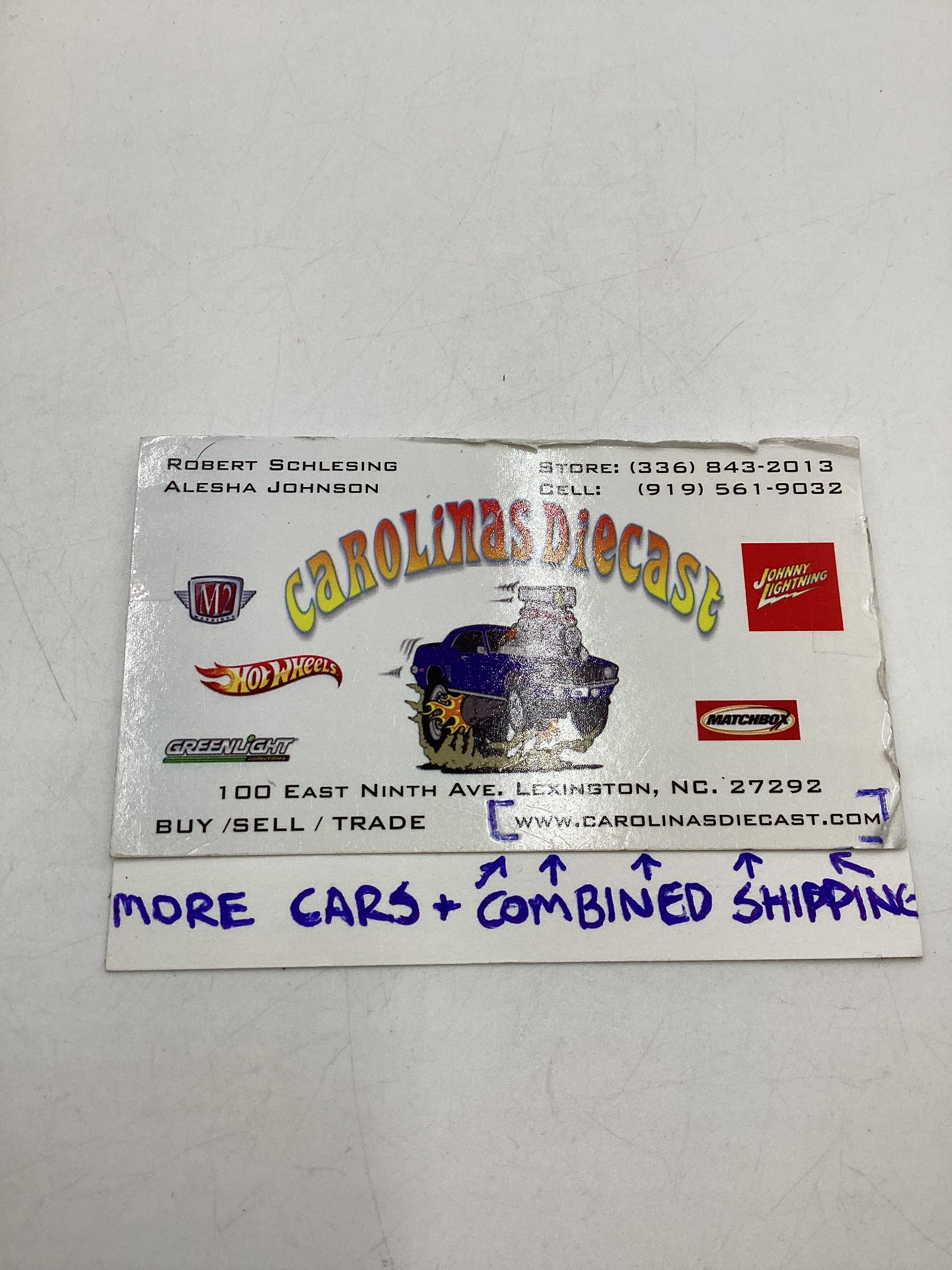 2017 Hot Wheels #99 68 Corvette Gas Monkey Garage (Small crease on left of card) 17A - Image 7