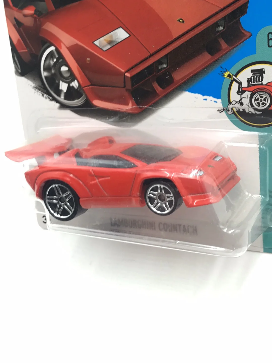 2017 hot wheels #152 Lamborghini Countach Tooned QQ8 - Image 4