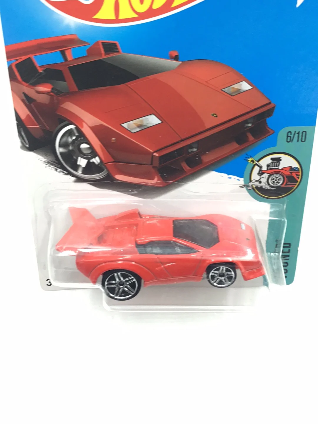 2017 hot wheels #152 Lamborghini Countach Tooned QQ8 - Image 5