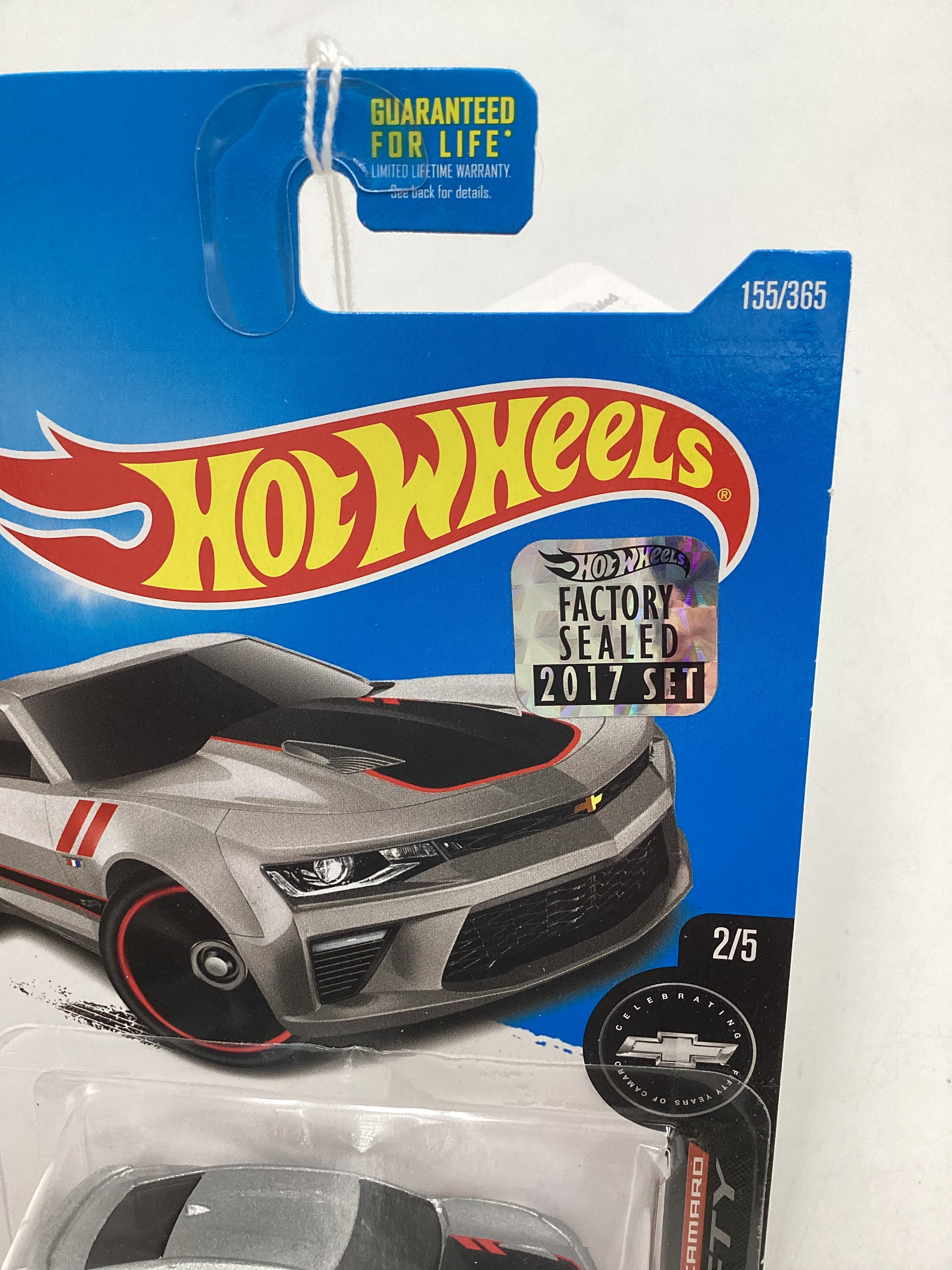 2017 Hot wheels #155 Factory Sealed Silver 16 Camaro SS 4B - Image 7