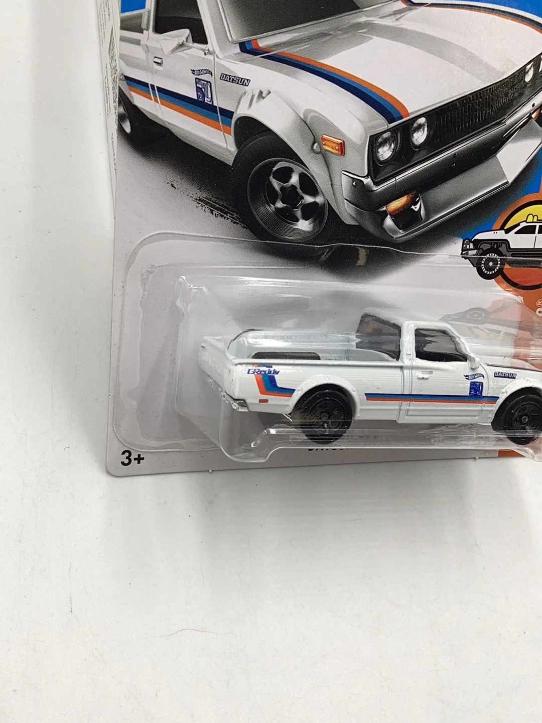 2017 Hot Wheels #181 Datsun 620 88E - Image 3