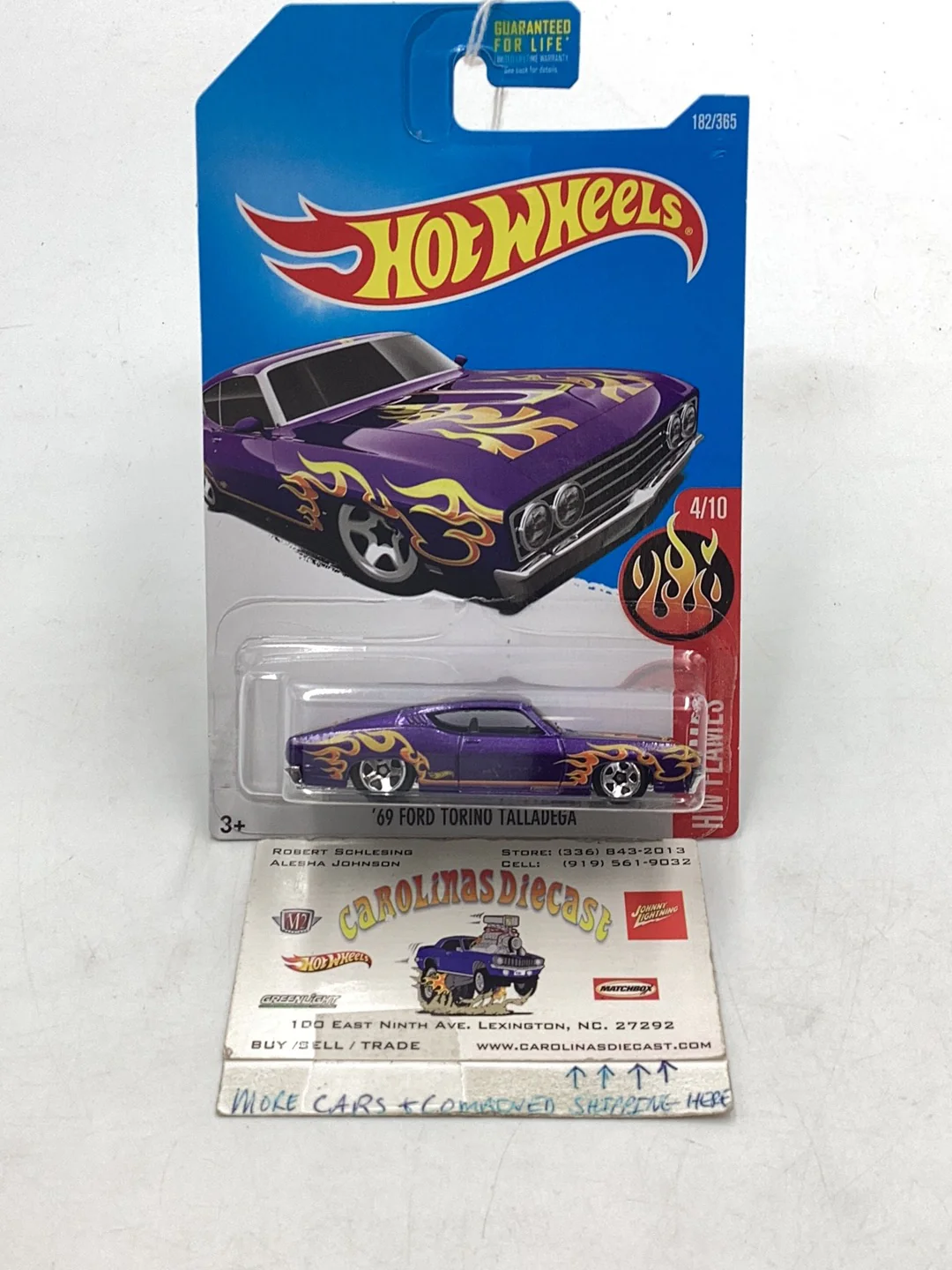 2017 Hot Wheels #182 69 Ford Torino Talladega 31C
