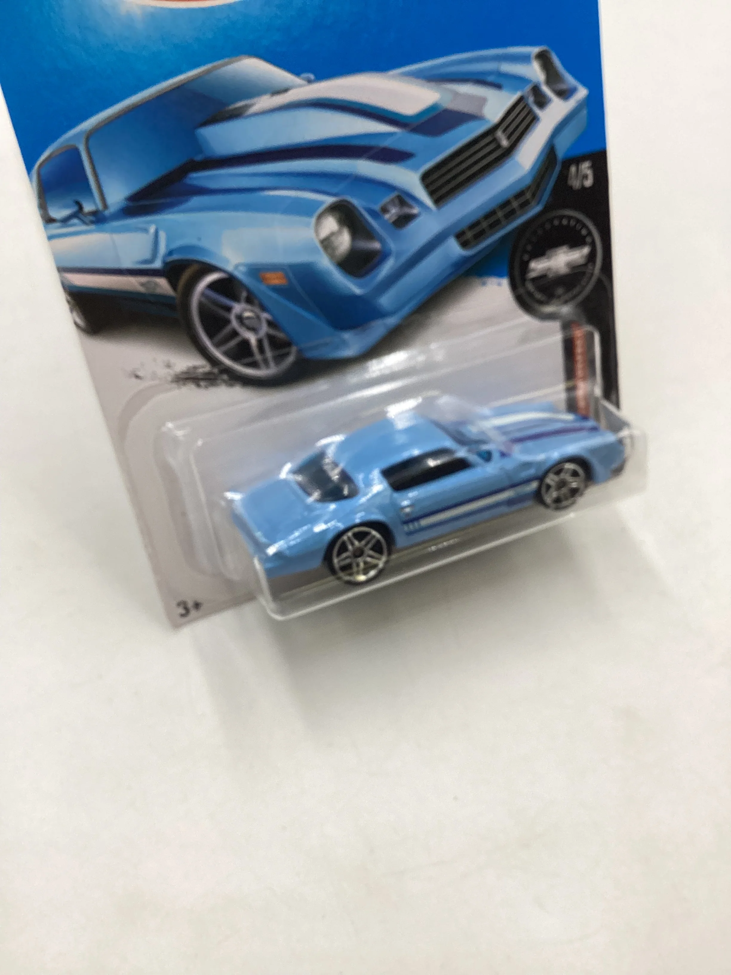 2017 Hot wheels #250 Light Blue 81 Camaro 14H - Image 5