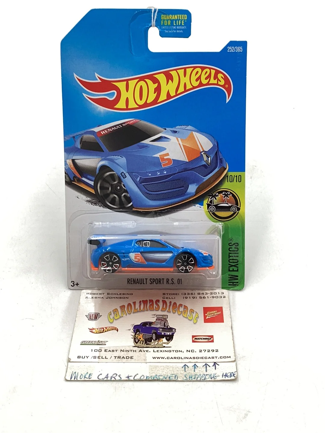 2017 hot wheels #252 Renault Sport R.S. 91A