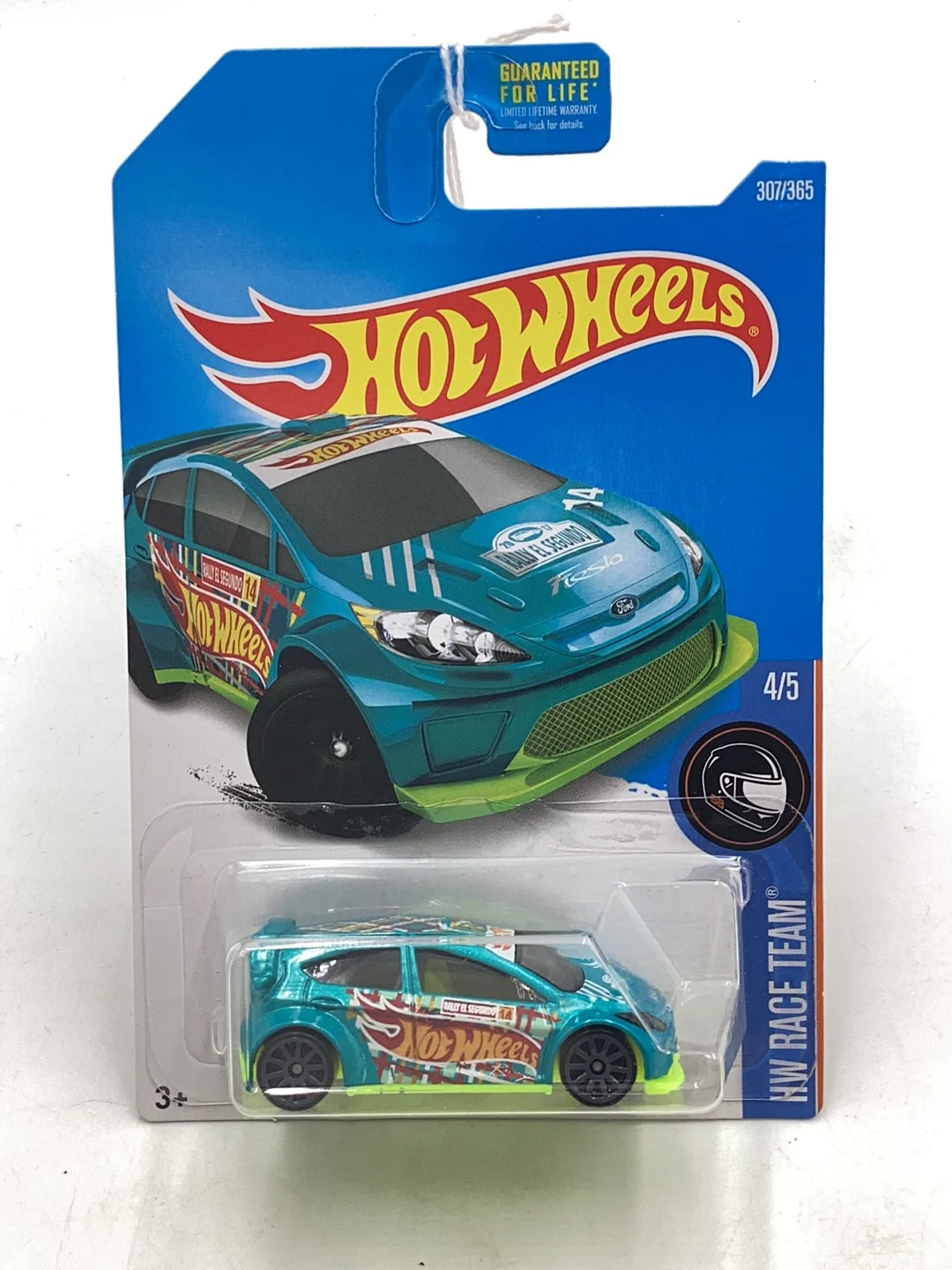 2017 hot wheels #307 12 Ford Fiesta 32F - Image 2