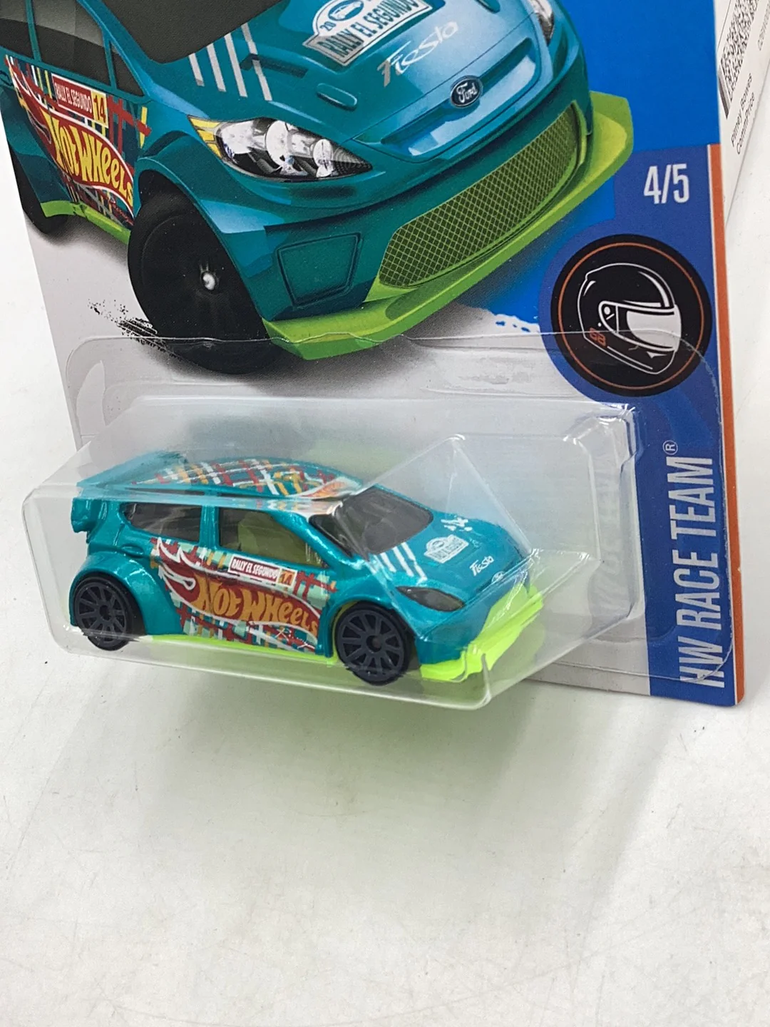 2017 hot wheels #307 12 Ford Fiesta 32F - Image 5