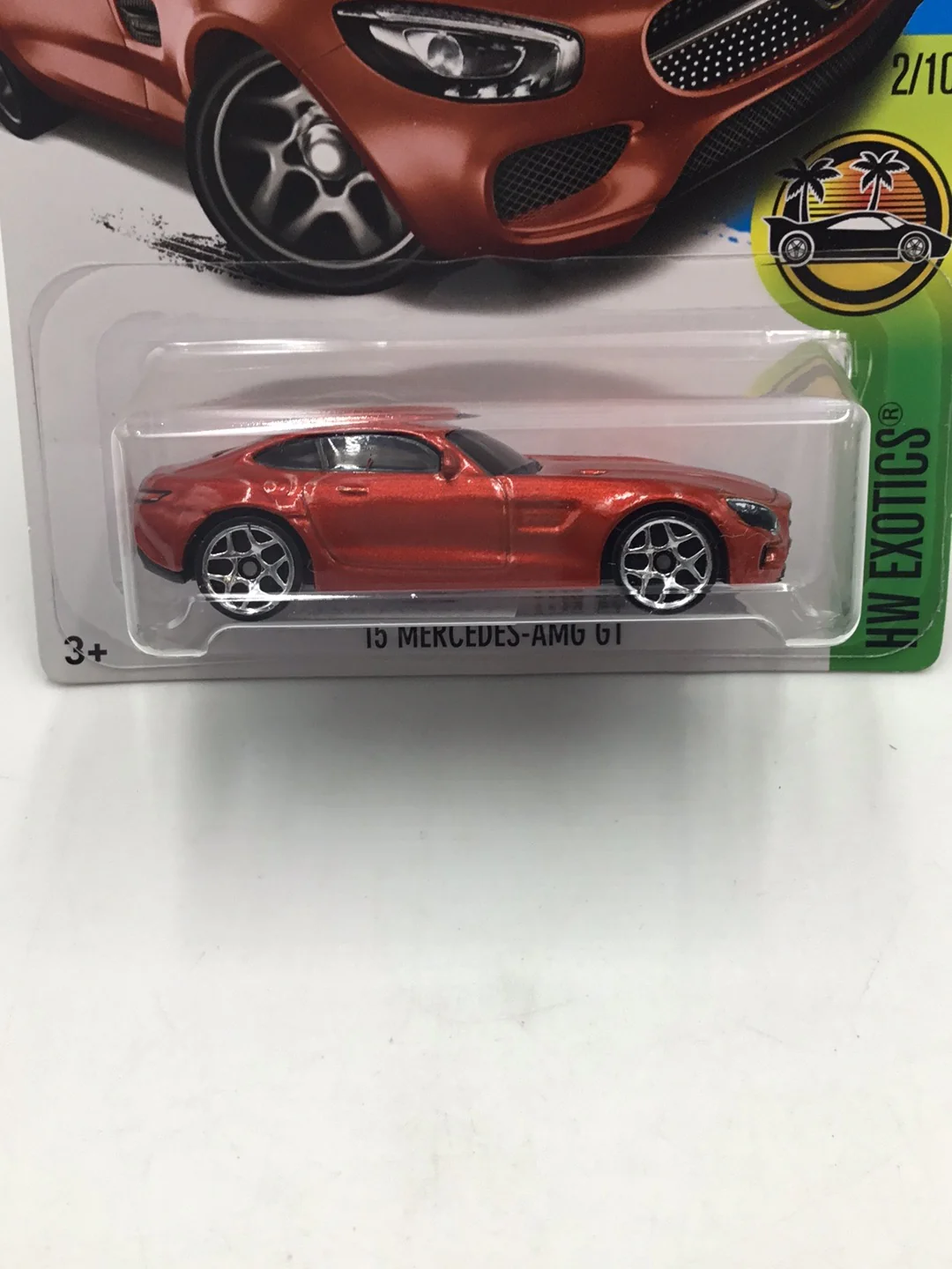 2017 hot wheels #338 15 Mercedes AMG GT 89D - Image 2