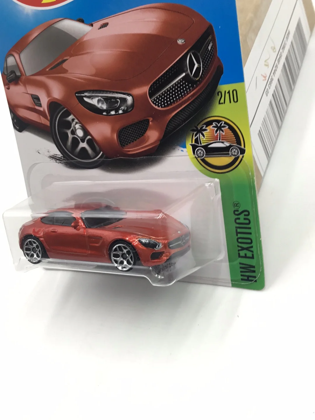 2017 hot wheels #338 15 Mercedes AMG GT 89D - Image 4