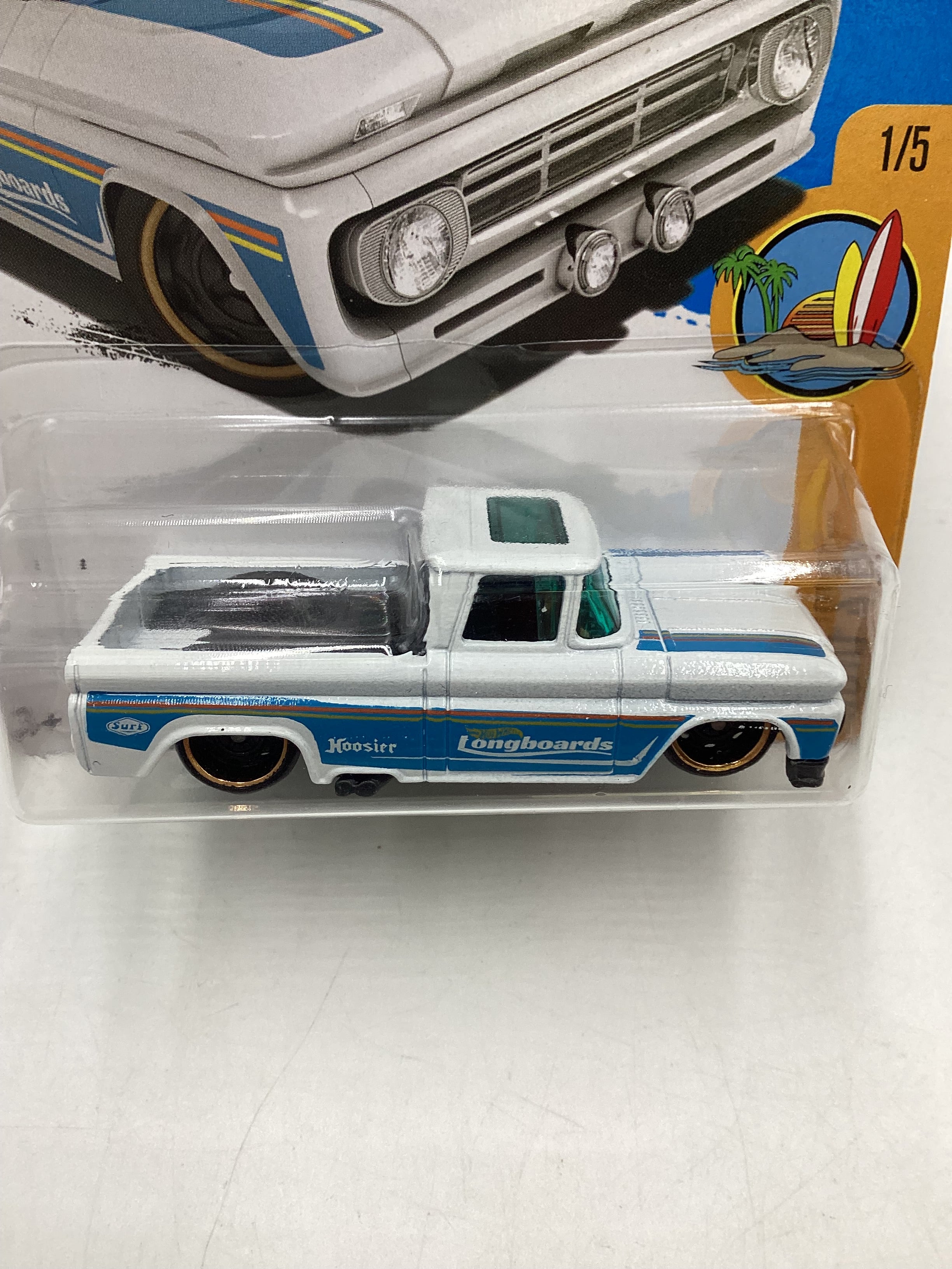 2017 Hot wheels #348 Custom 62 Chevy Pickup 14B - Image 3