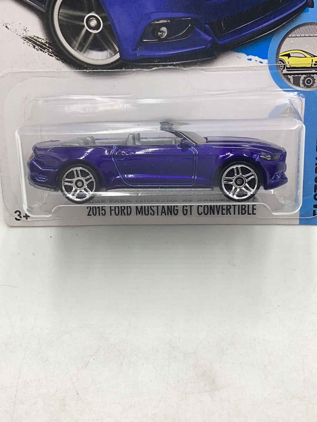 2017 Hot Wheels #104 2015 Ford Mustang GT Convertible 30D - Image 3