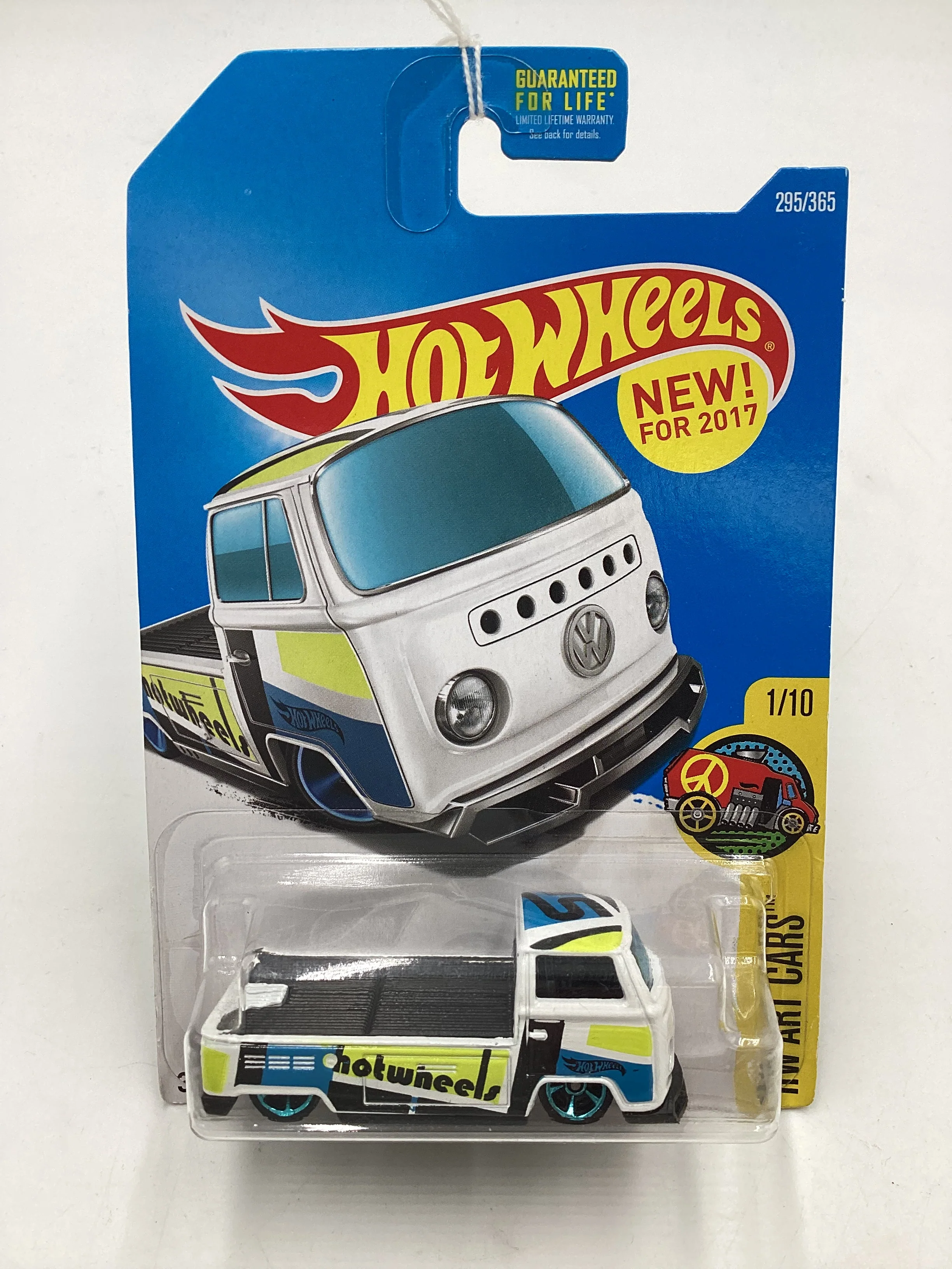 2017 Hot Wheels Art Cars #295 Volkswagen T2 Pickup 96B - Image 2
