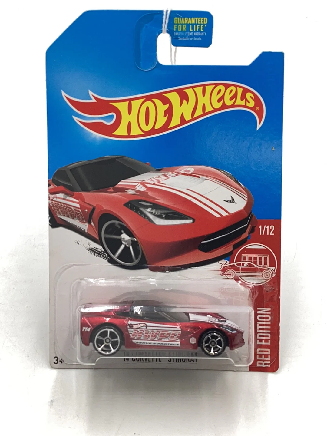 2017 Hot Wheels Red edition 14 Corvette Stingray - Image 2