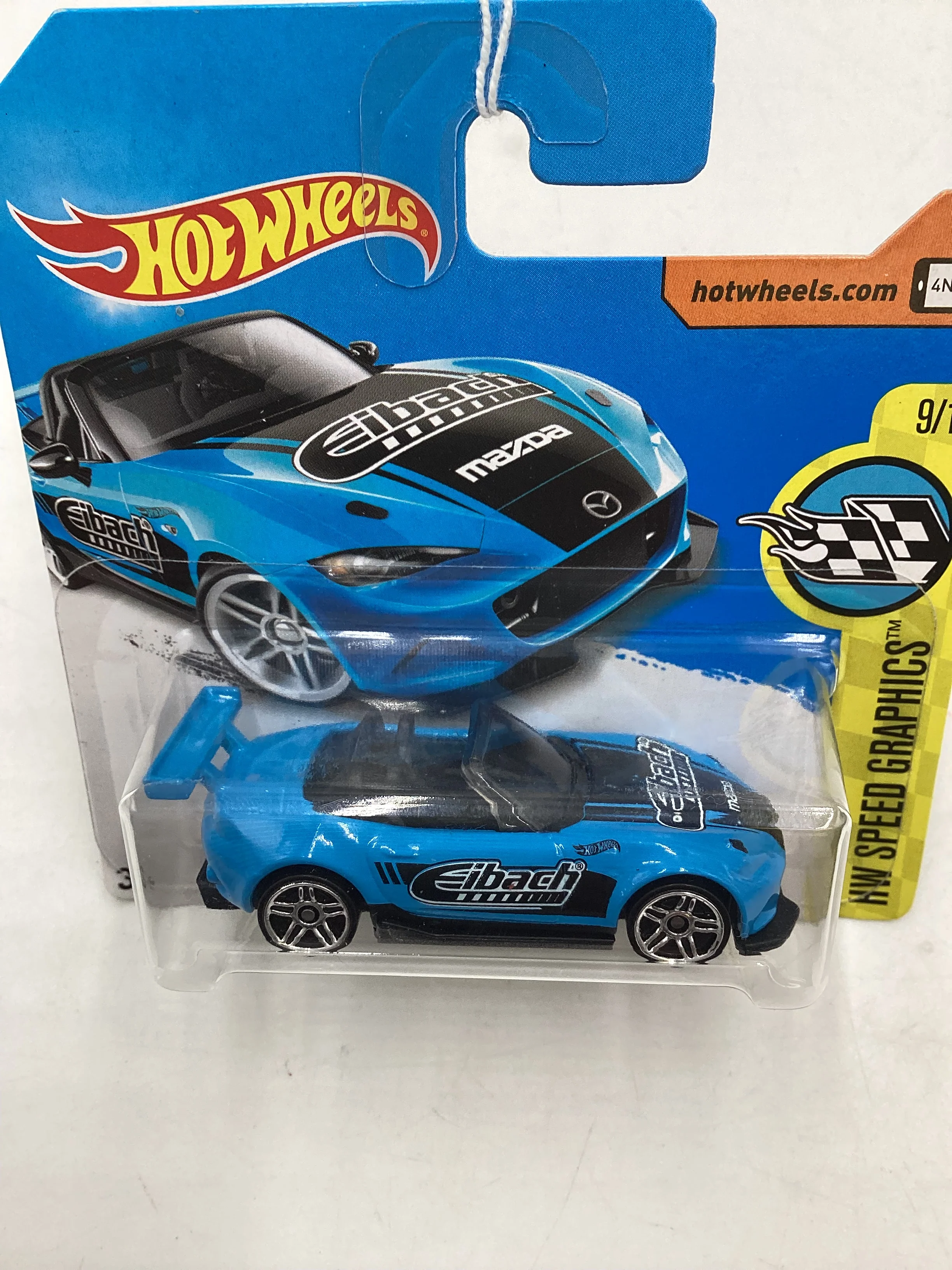 2017 Hot wheels Speed Graphics #177 15 Mazda MX-5 Miata Short Card 85A - Image 5