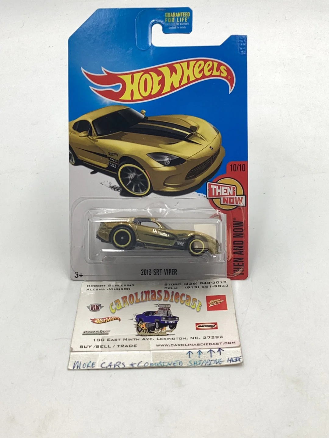 2017 hot wheels super treasure hunt 2013 SRT Viper W/Protector