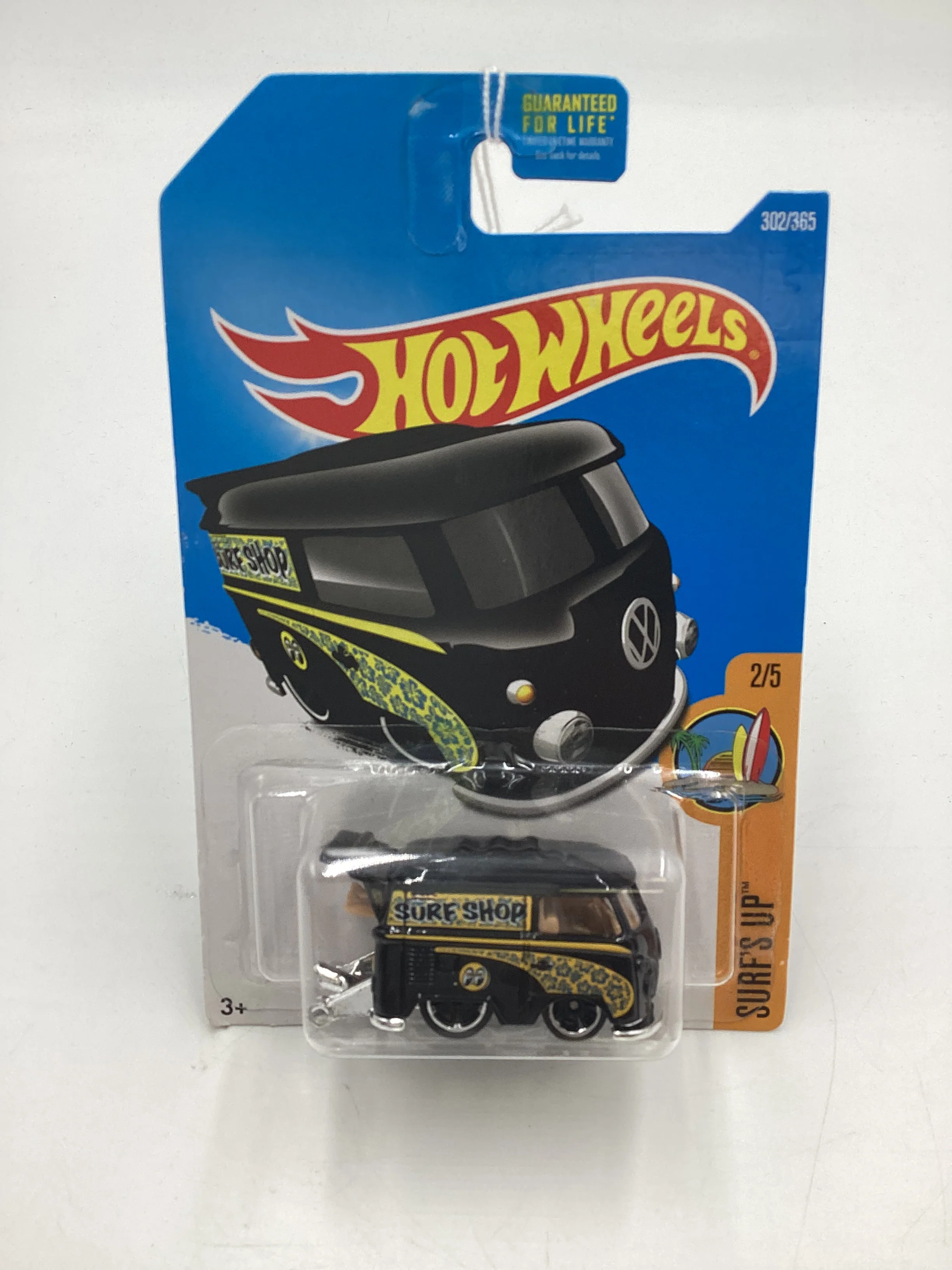 2017 Hot Wheels Surfs Up #302 Kool Kombi Black Mooneyes 96C - Image 2