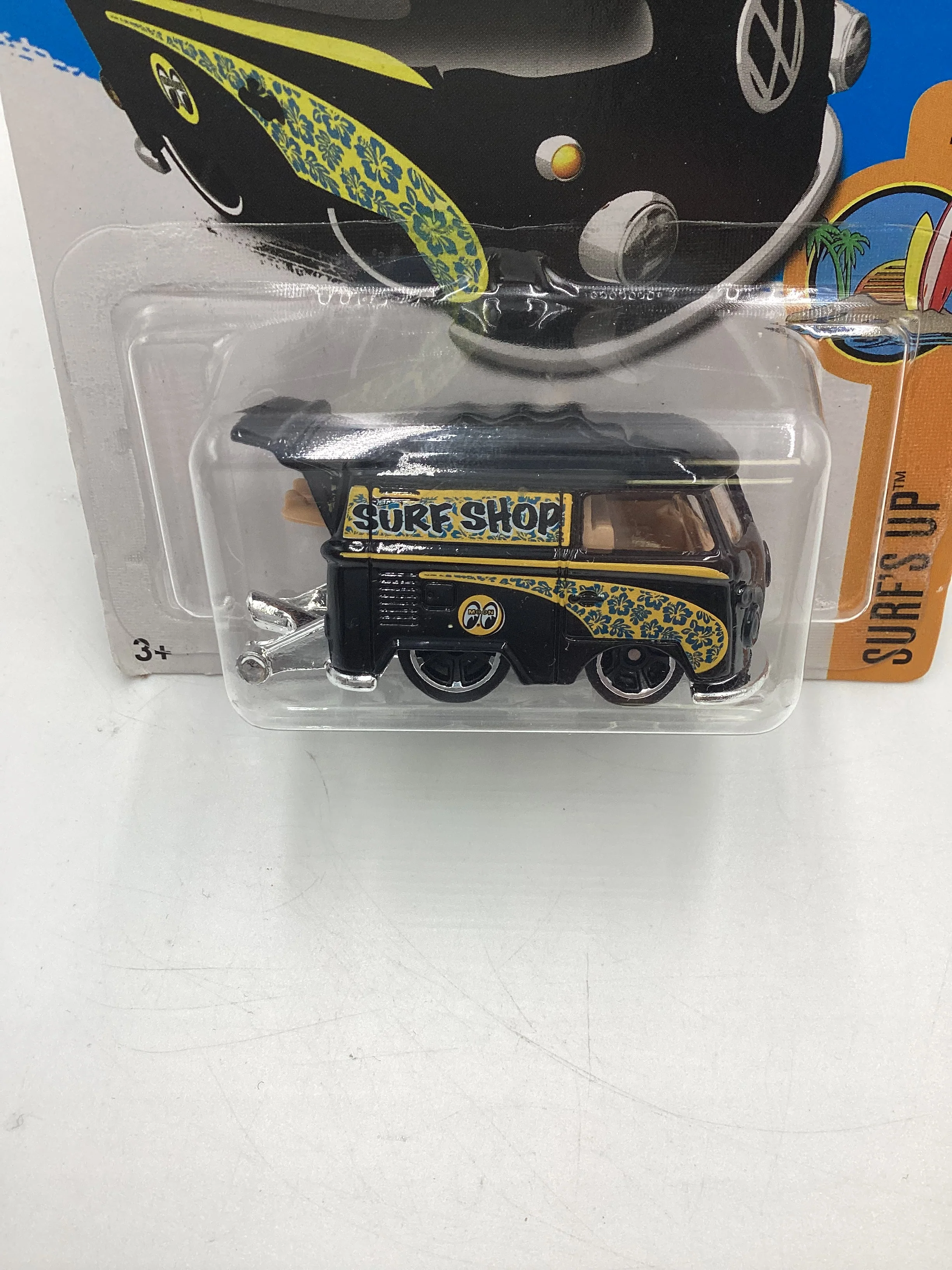 2017 Hot Wheels Surfs Up #302 Kool Kombi Black Mooneyes 96C - Image 3