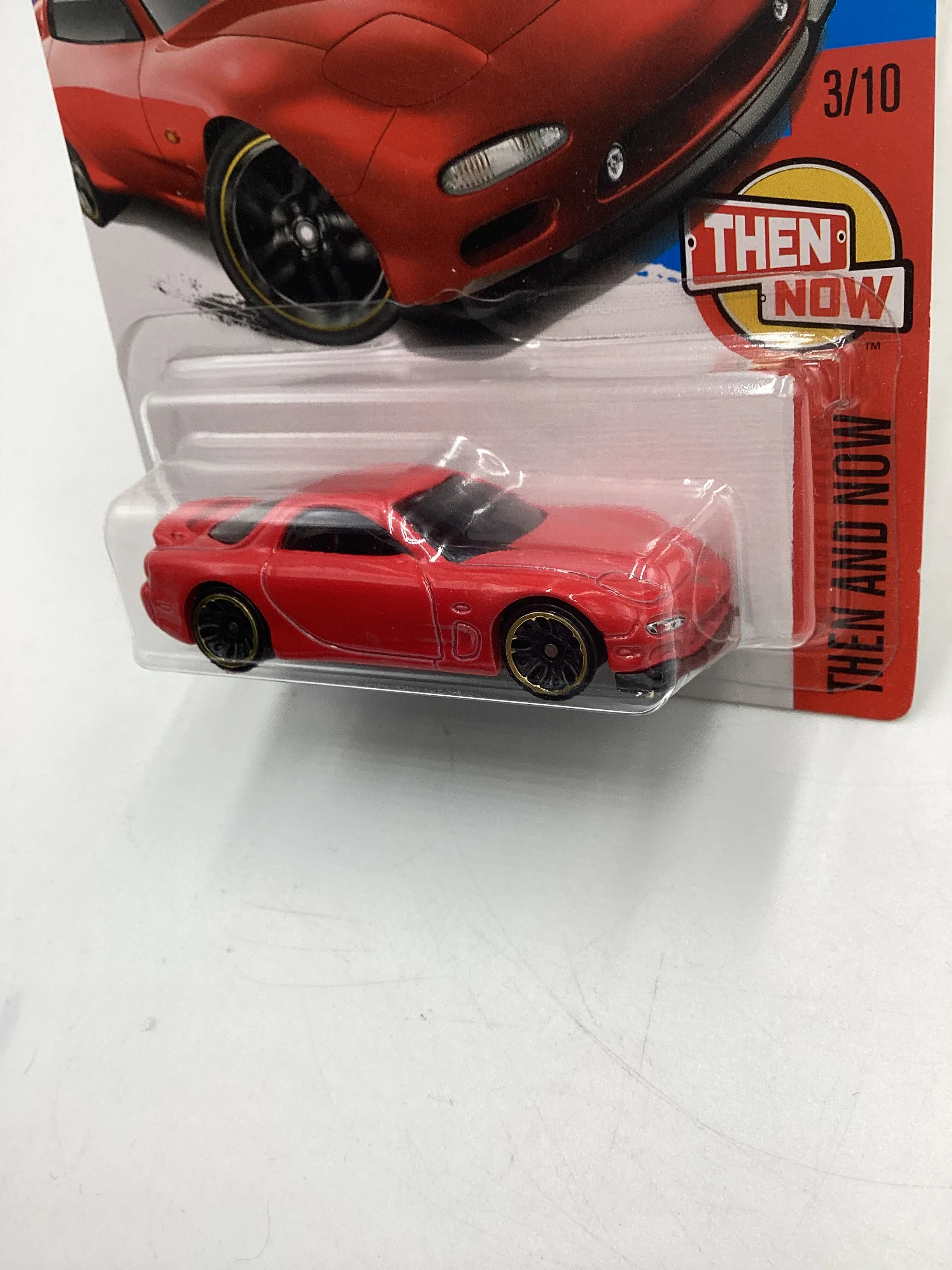 2017 Hot Wheels Then and Now 95 Mazda RX-7 Red Kmart Exclusive - Image 4