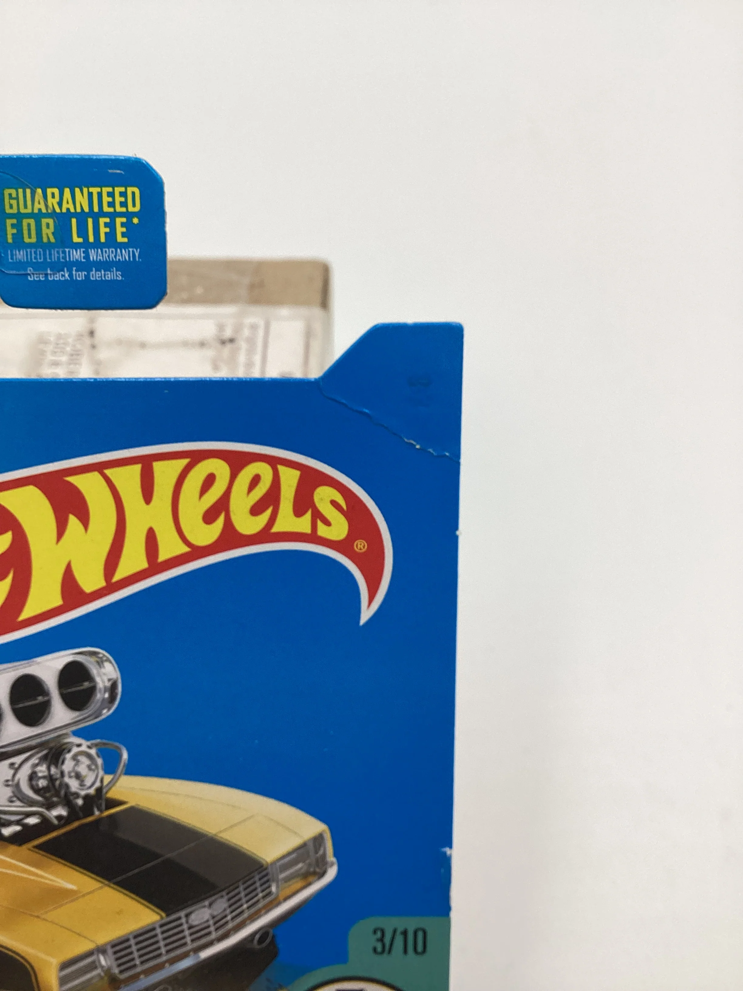 2017 Hot wheels Treasure Hunt 3/10 69 Camaro Z28 Yellow Tooned * Vein Top Right Corner* - Image 7
