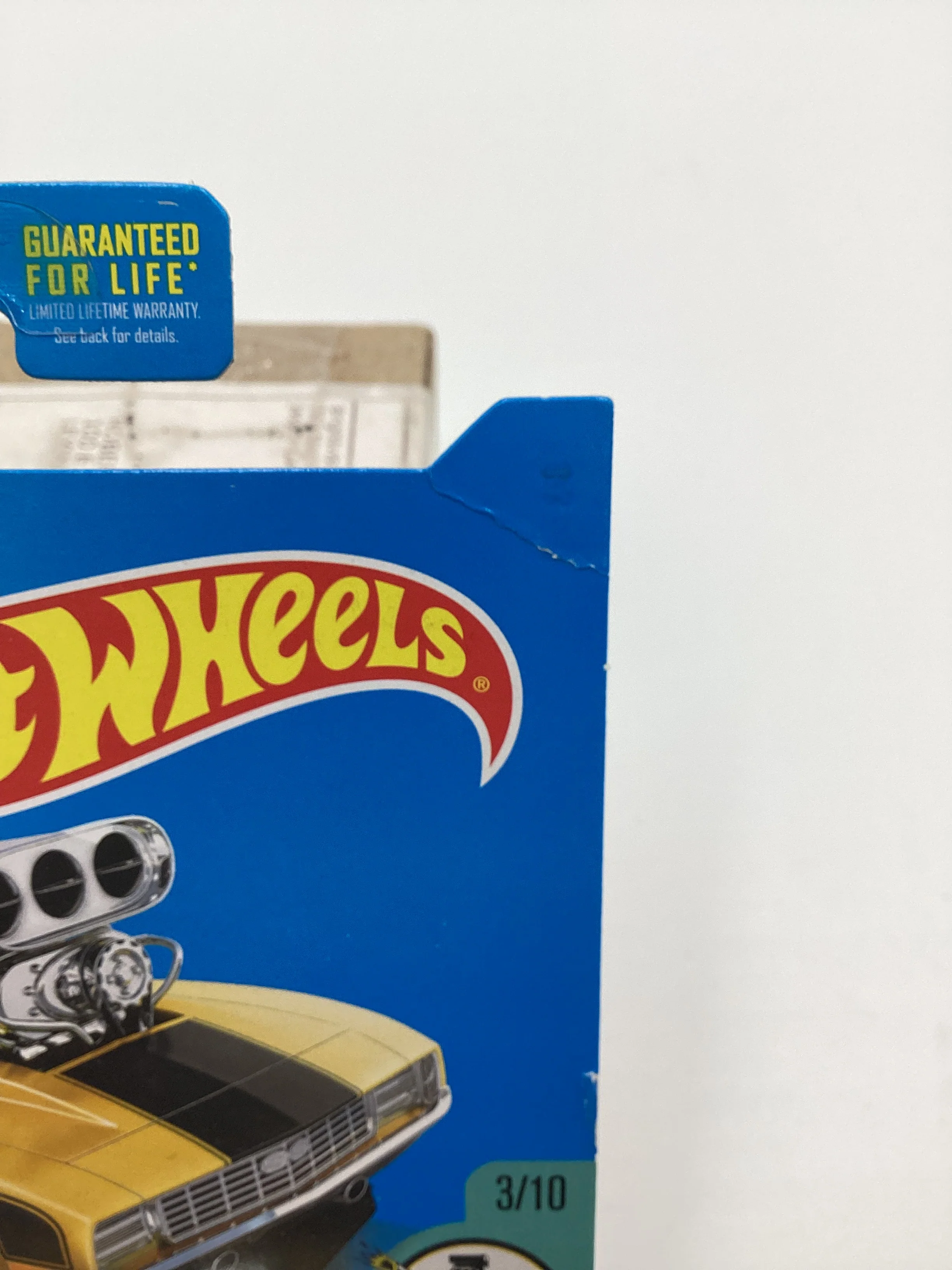 2017 Hot wheels Treasure Hunt 3/10 69 Camaro Z28 Yellow Tooned * Vein Top Right Corner* - Image 8
