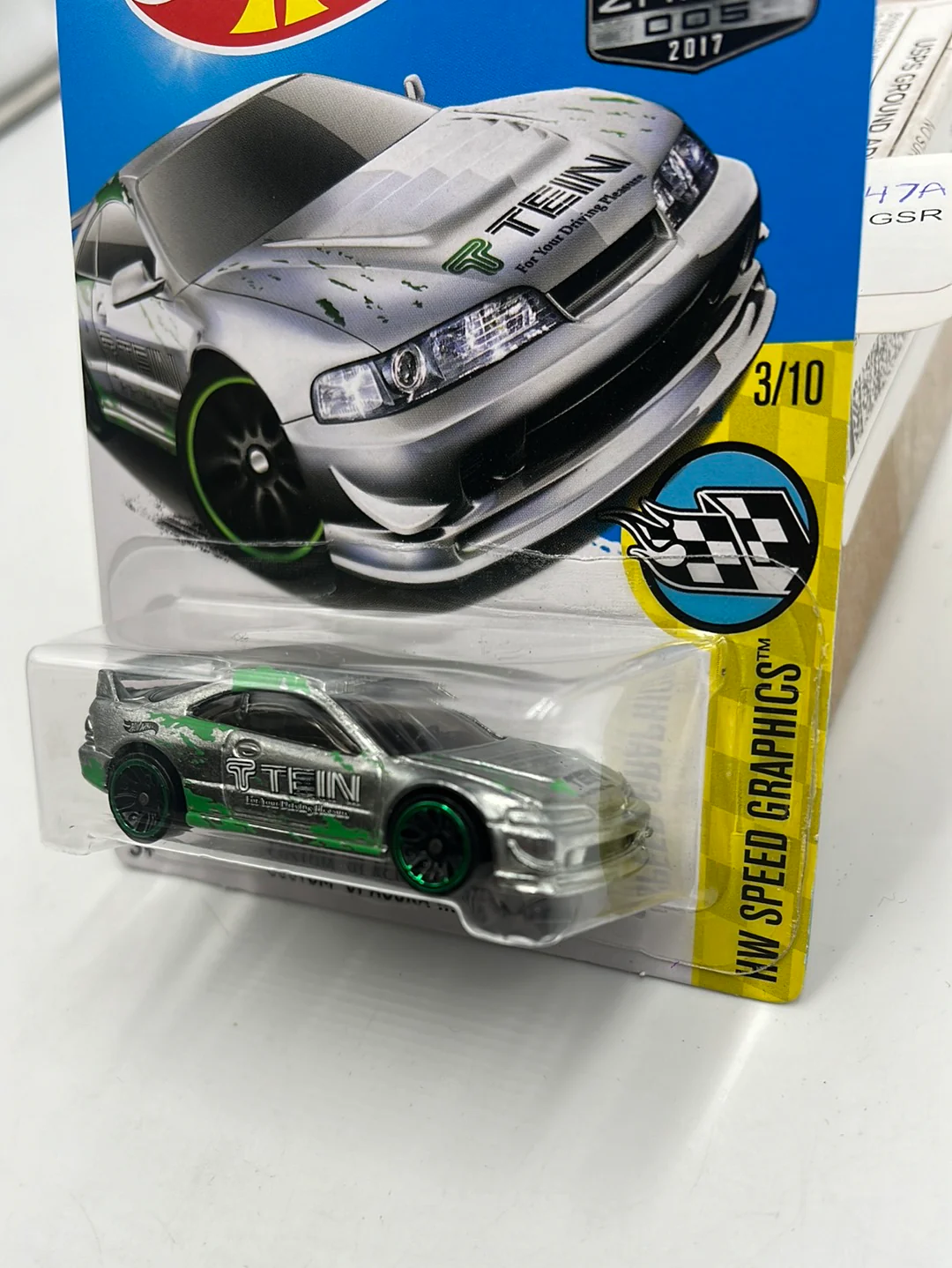 2017 Hot Wheels Zamac #5 Custom 2001 Acura Integra 147A - Image 4