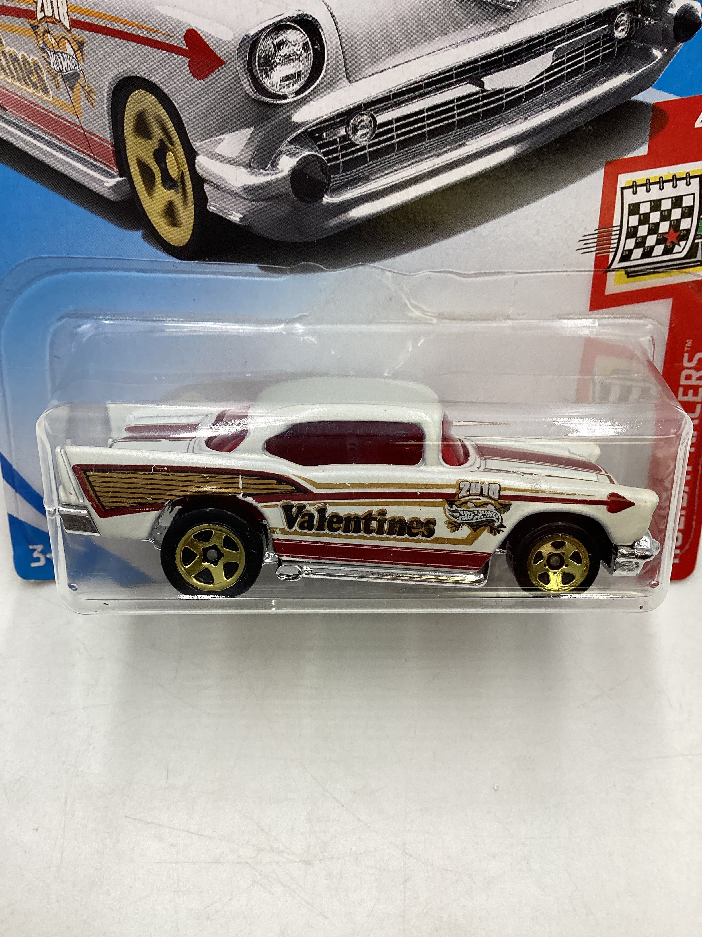 2018 Hot Wheels #100 57 Chevy 18i - Image 3