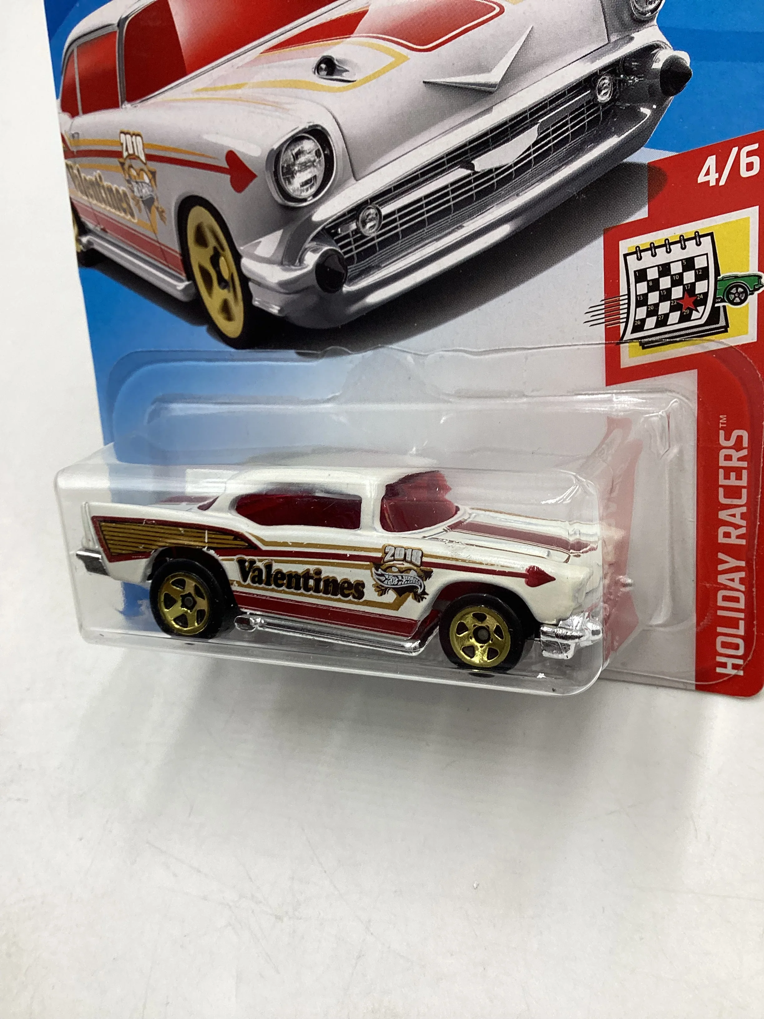 2018 Hot Wheels #100 57 Chevy 18i - Image 4