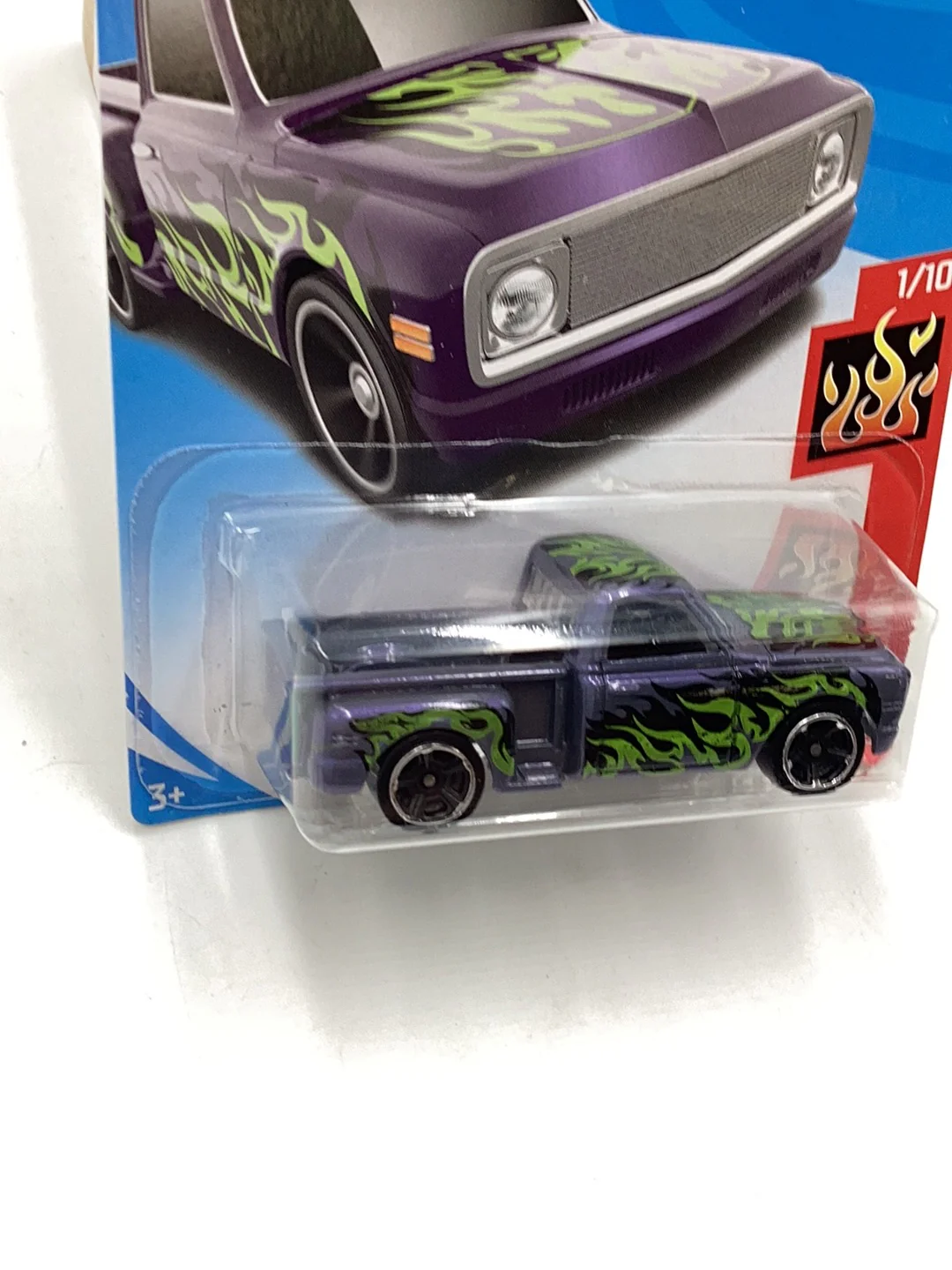 2018 Hot Wheels #11 Custom 69 Chevy Pickup 10G - Image 4