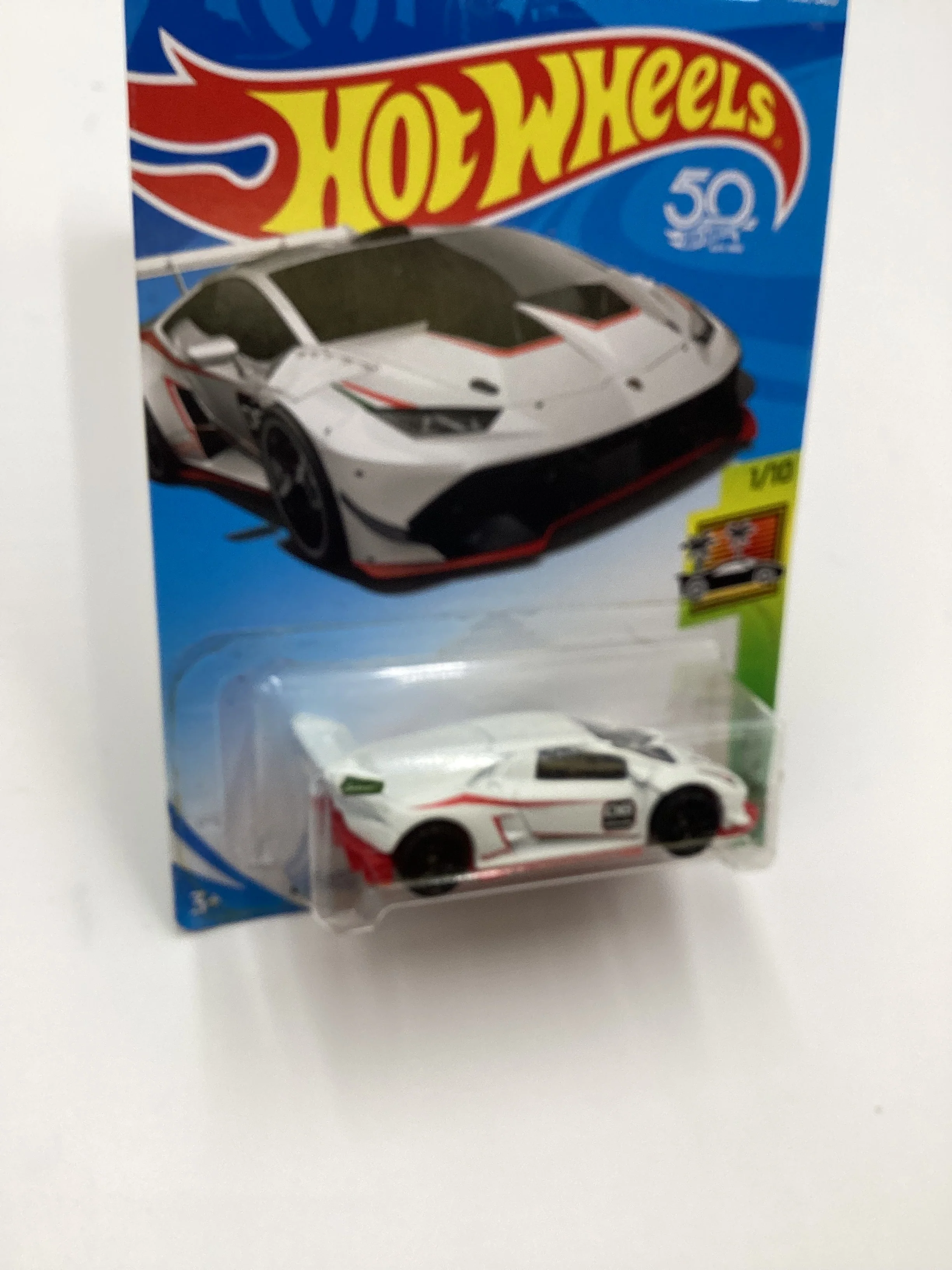 2018 Hot Wheels #150 Lamborghini Huracan LP 620-2 Super Trofeo White 101C - Image 5