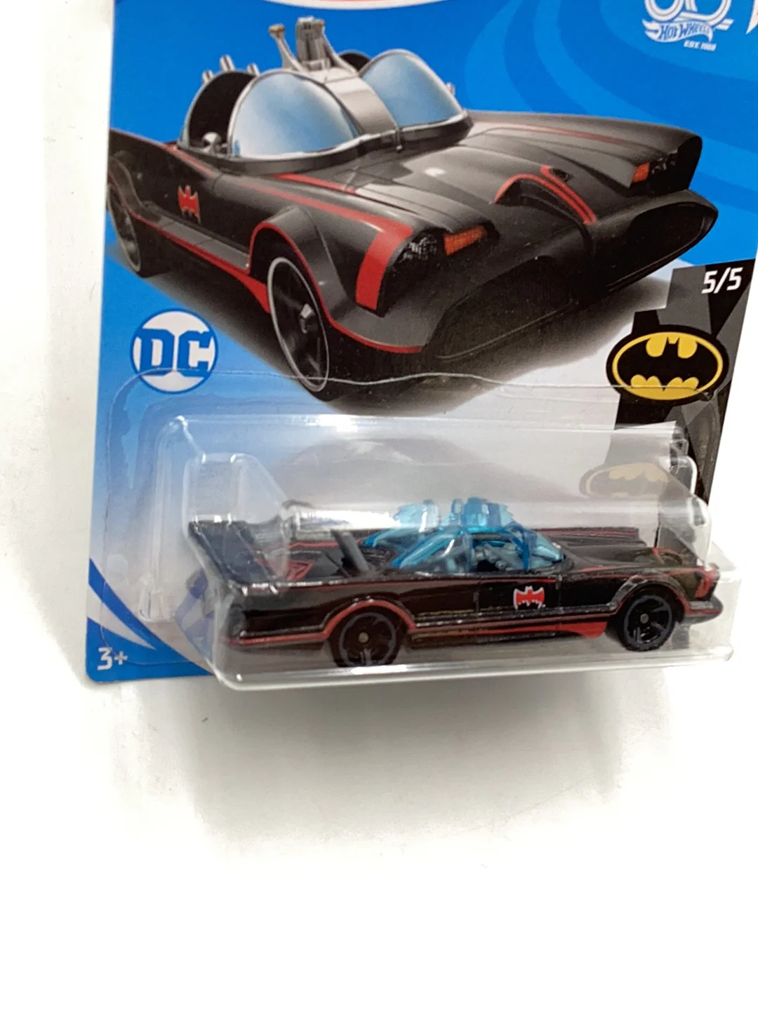 2018 Hot Wheels #163 TV Series Batmobile 121C - Image 4