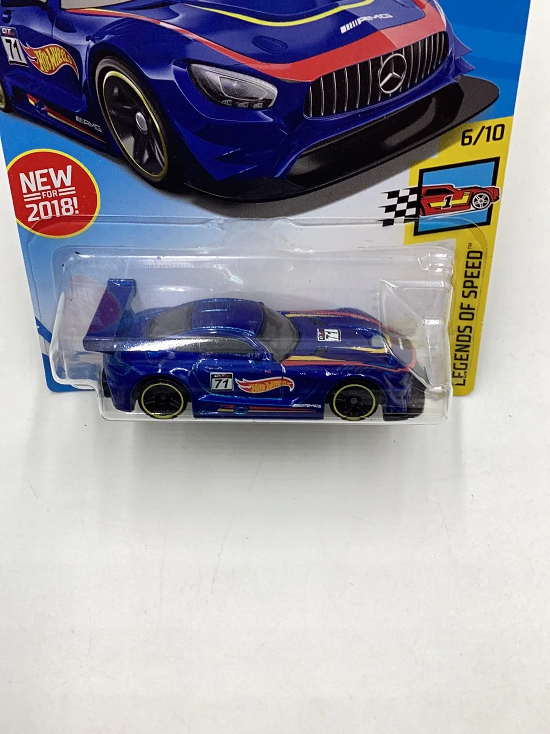 2018 Hot Wheels #196 16 Mercedes AMG GT3 91G - Image 6